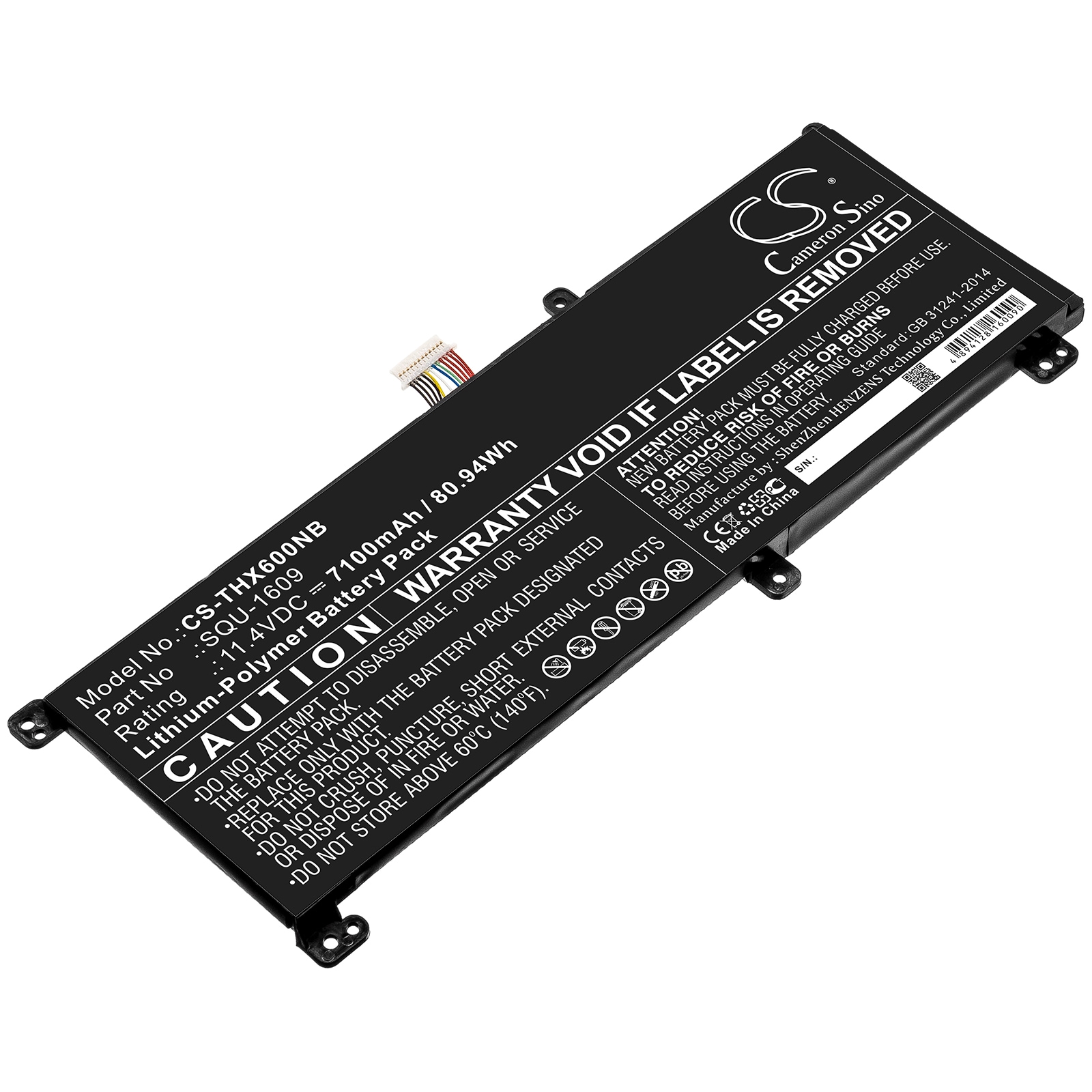 Batteri til notebook, bærbar computer til Schenker XMG Core 15, XMG Core 15 GK5CP6V