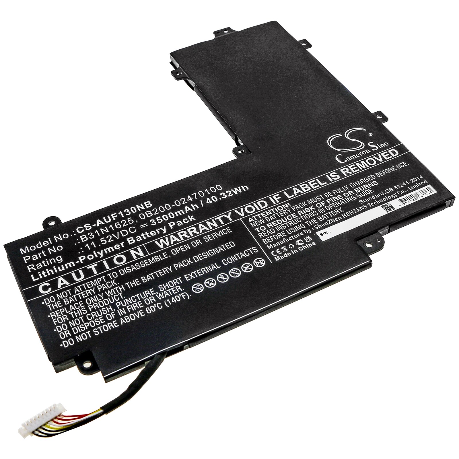 Batteri til notebook, bærbar computer til Asus VivoBook Flip 12 TP203NAH-BP054T og andre