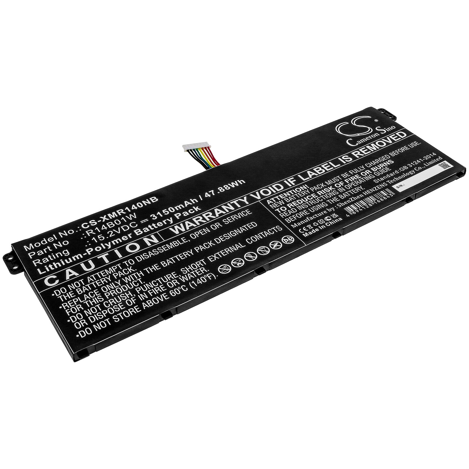Batteri til notebook, laptop til Xiaomi Redmi Book 14, XMA1901-AA/AG og andre