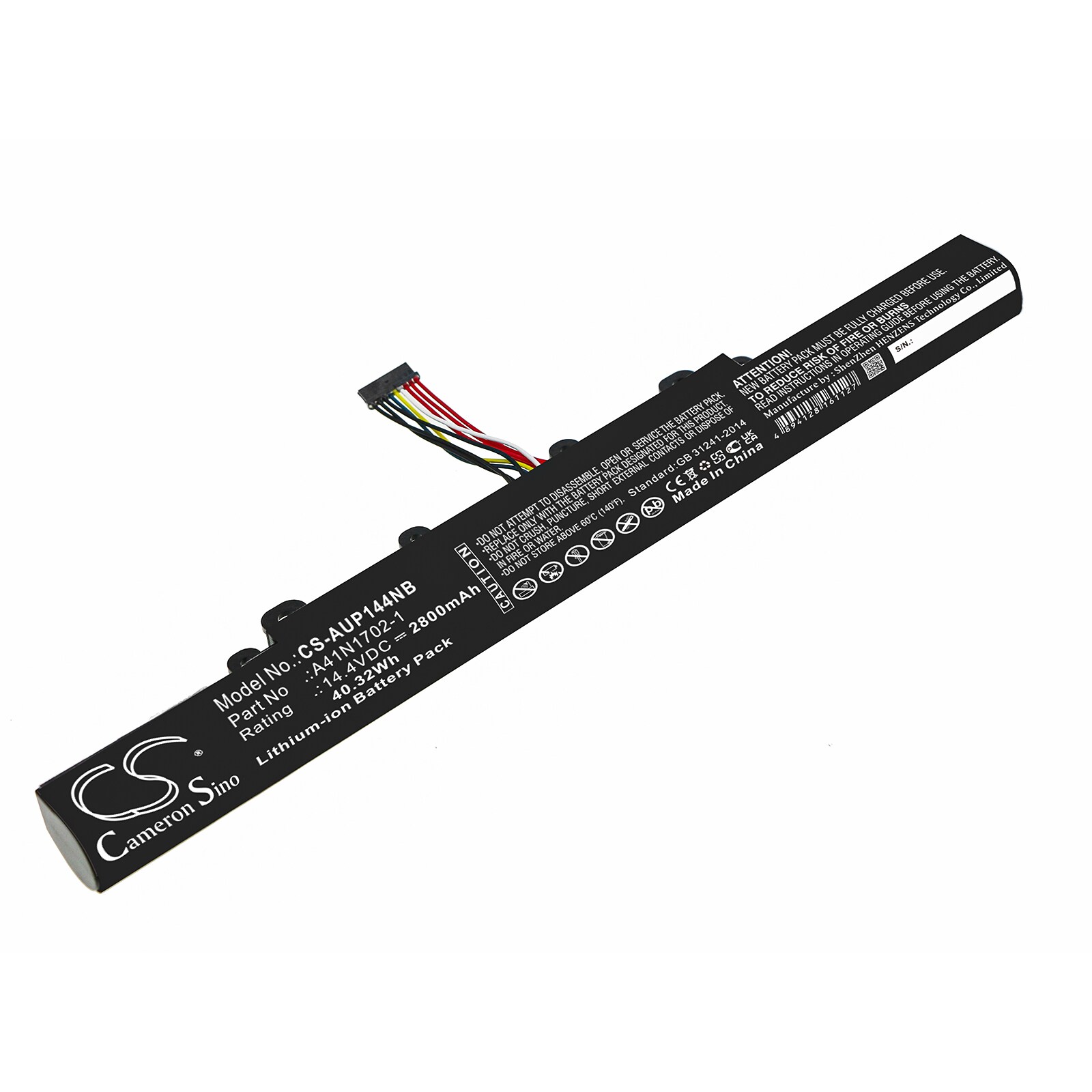 Batteri til notebook, bærbar computer til Asus P1440FA, P1440FA-FA0172R og andre