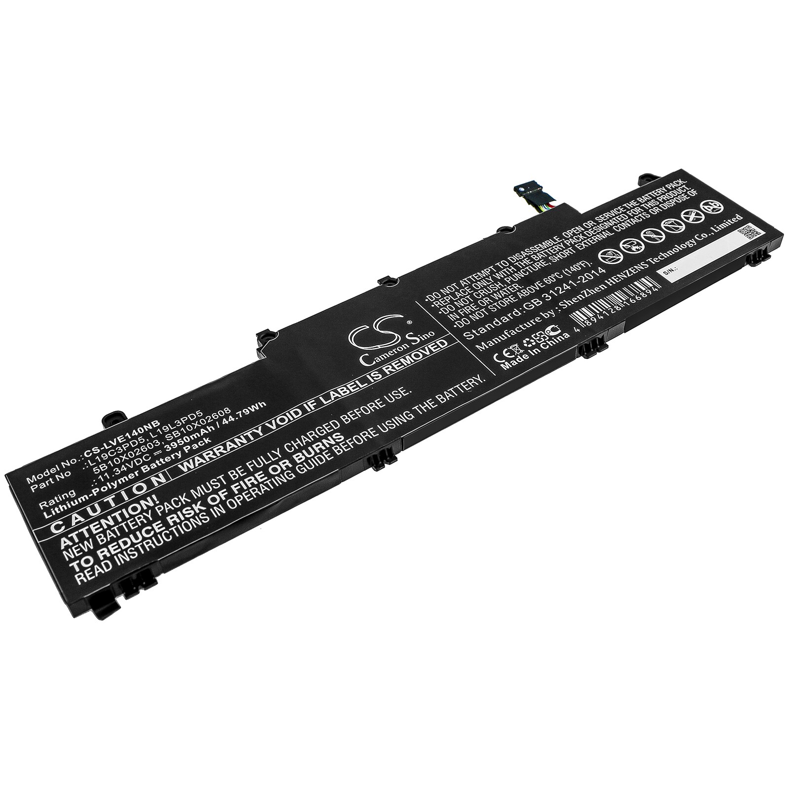 Batteri til notebook, bærbar computer til Lenovo ThinkPad E14 Gen2-20TA000DGE og andre.