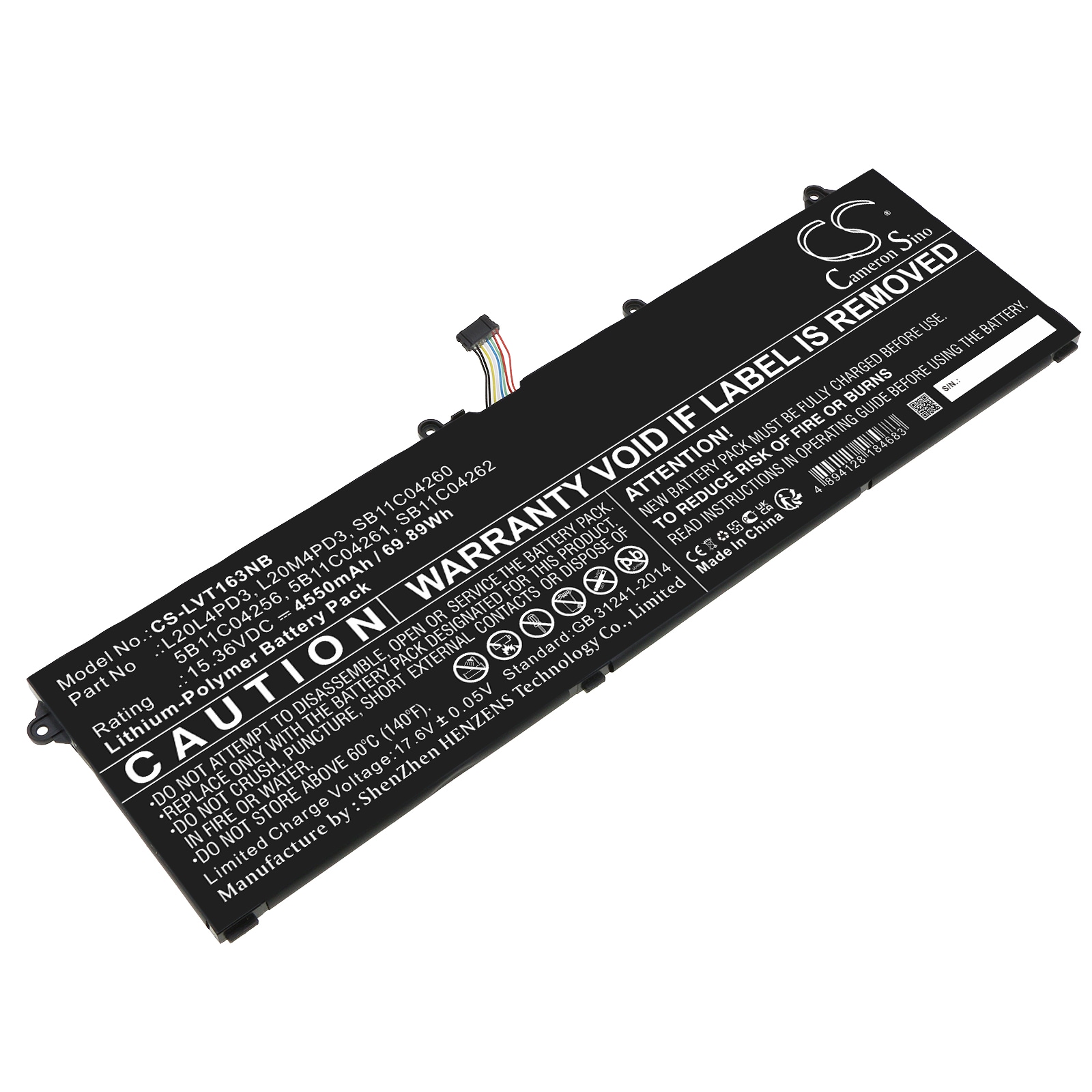 Batteri til notebook, bærbar computer til Lenovo ThinkBook 16p G3 ARH 21EK000CRU og andre.