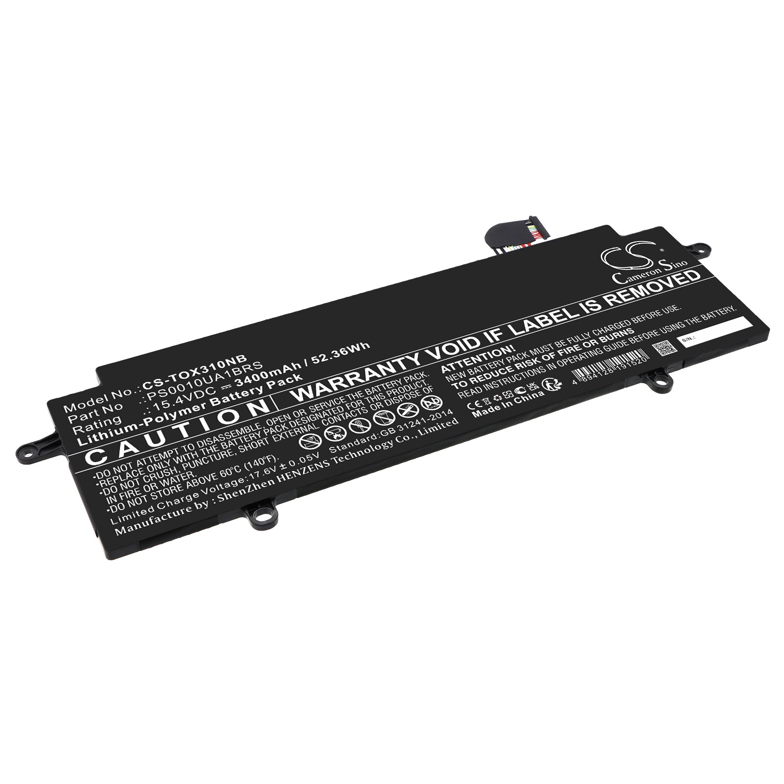 Batteri til notebook, bærbar computer til Dynabook Portege X30W-K-101 og andre
