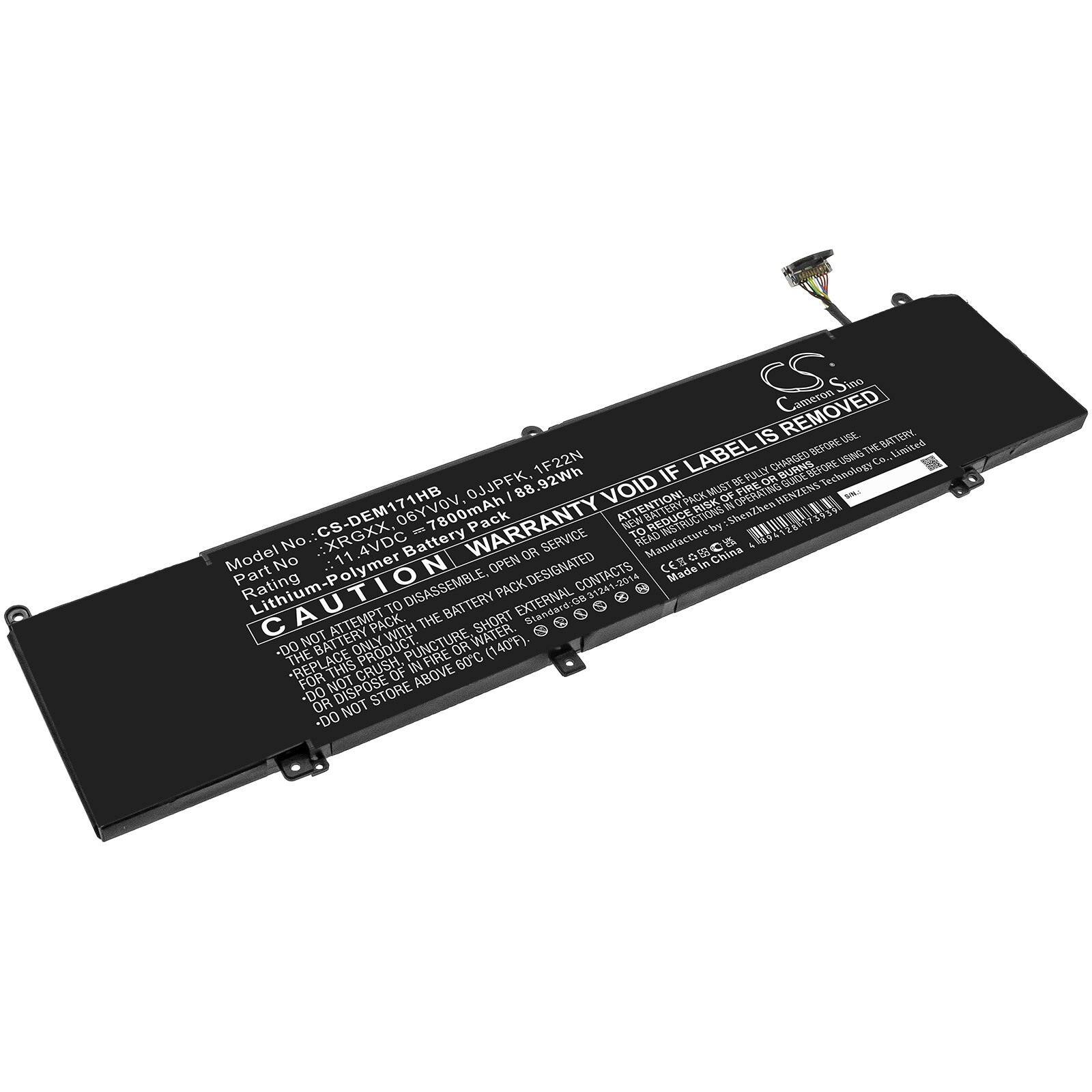 Batteri til notebook, bærbar computer til DELL G5 5590-D2785W, ALW15M-D1523S og andre
