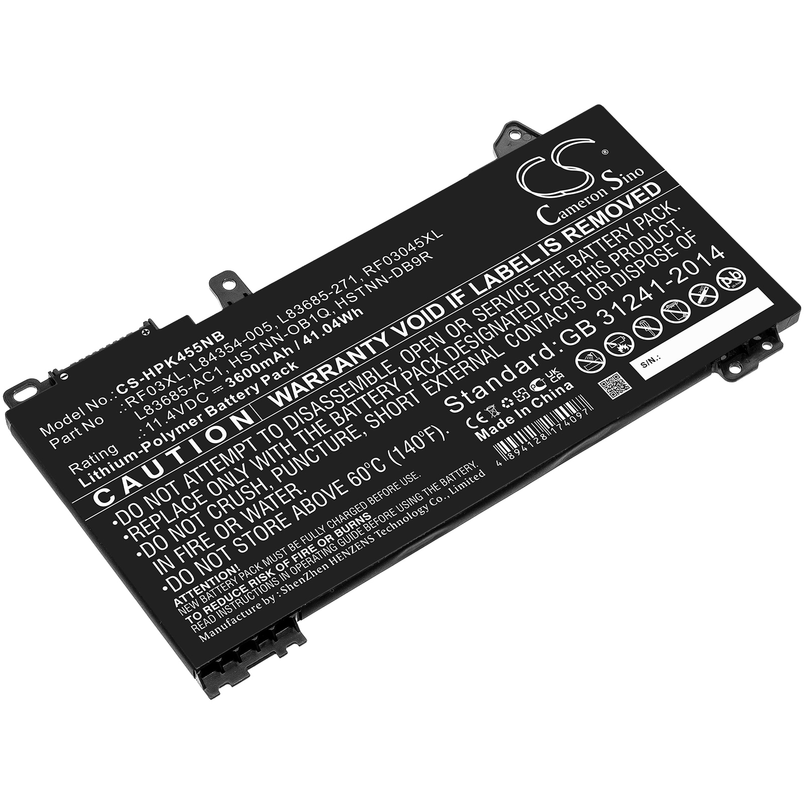 Batteri til notebook, bærbar computer til HP Pavilion x360 14 Convertible