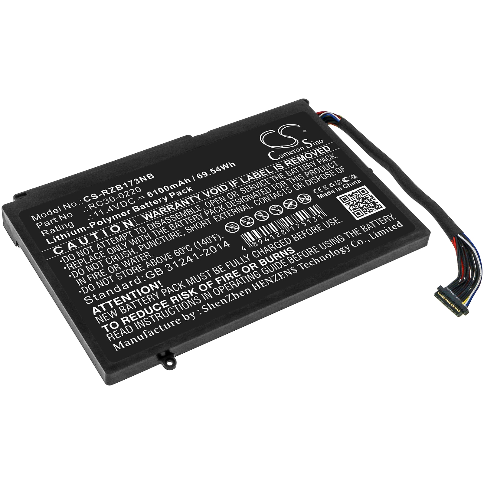 Batteri til notebook, laptop til Razer Blade Pro GTX 1060 og andre