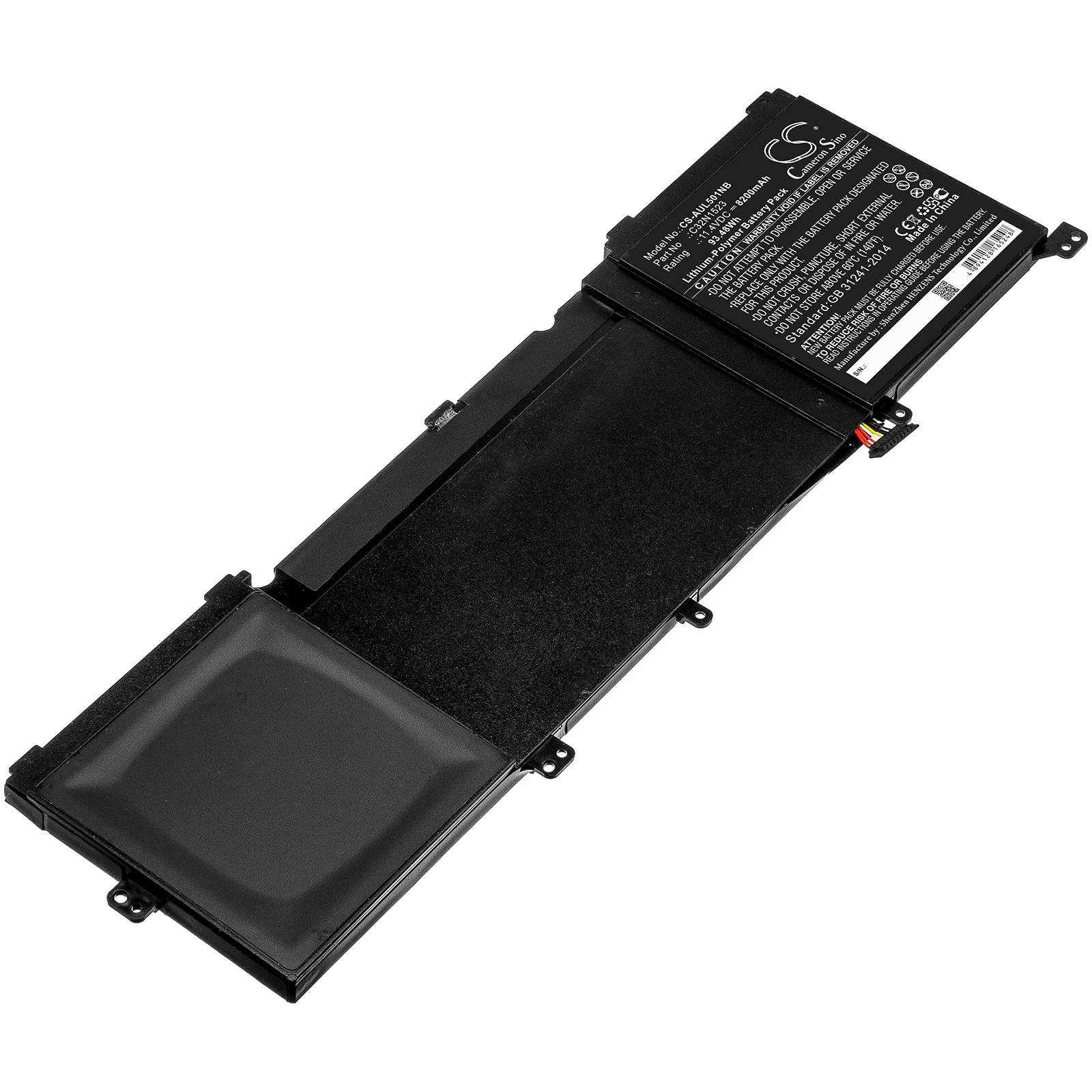 Batteri til notebook, bærbar computer til Asus UX501VW-FY062T og andre