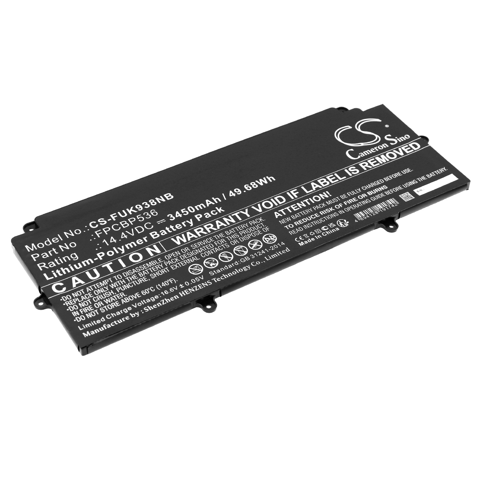Batteri til notebook, laptop til Fujitsu LifeBook U937, LifeBook U938 og andre.
