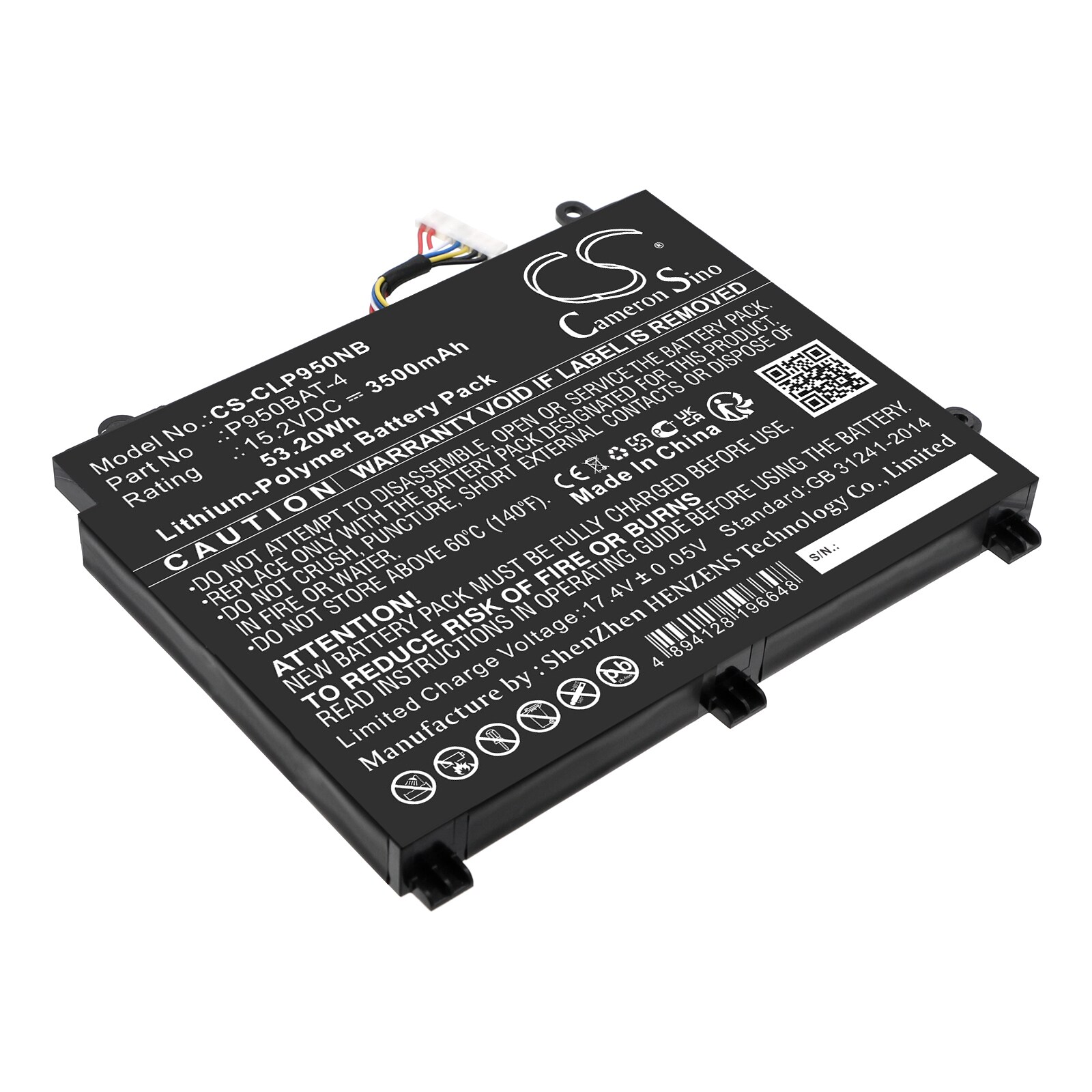 Batteri til notebook, laptop til Schenker Technologies Key 15, Key 15