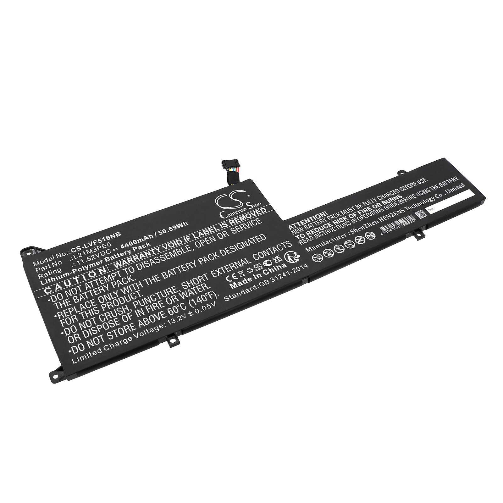 Batteri til notebook, bærbar computer til Lenovo IdeaPad Flex 5 14IAU7 82R7006TUK og andre