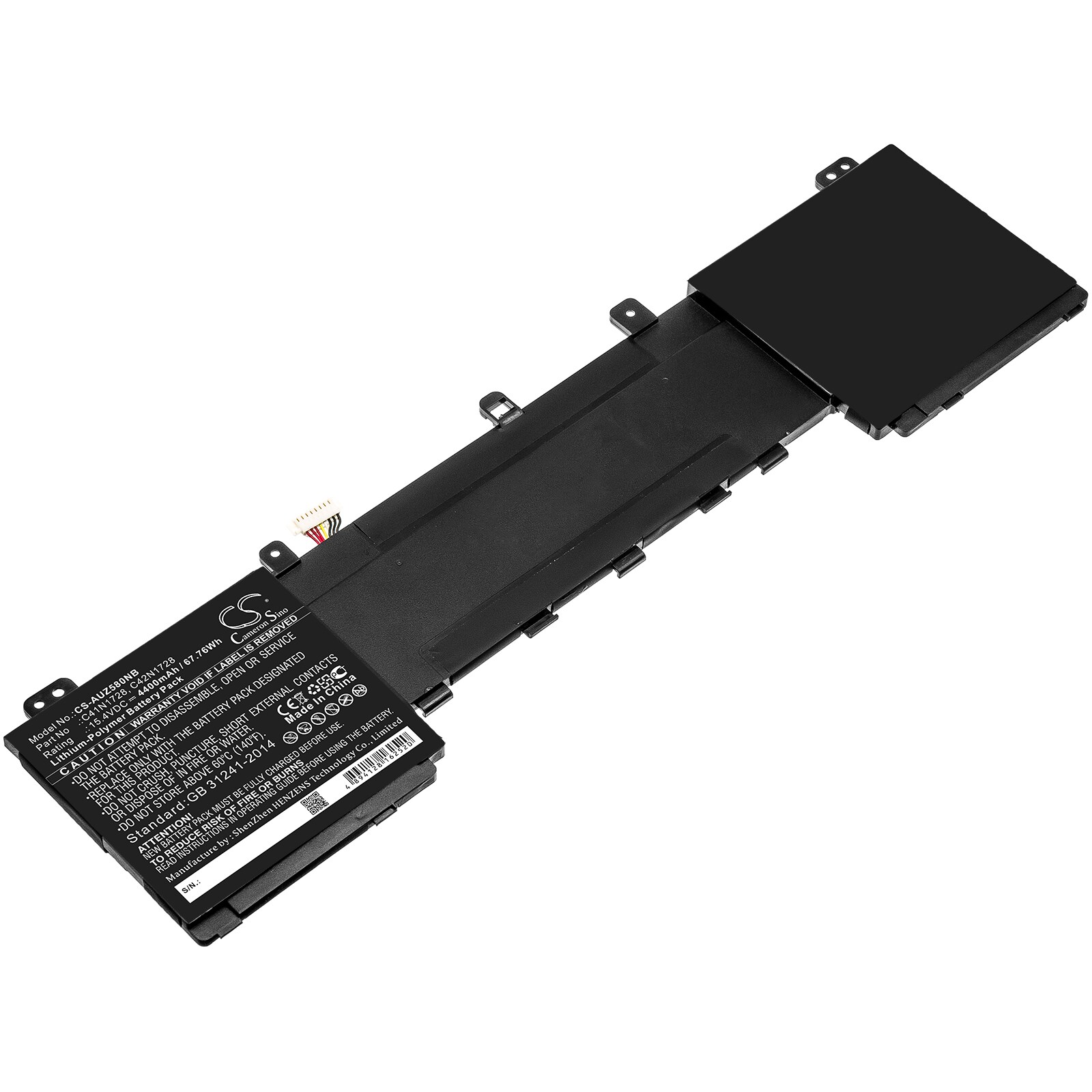 Batteri til notebook, bærbar computer til Asus ZenBook Pro 15, 5500VE, UX550GD og andre
