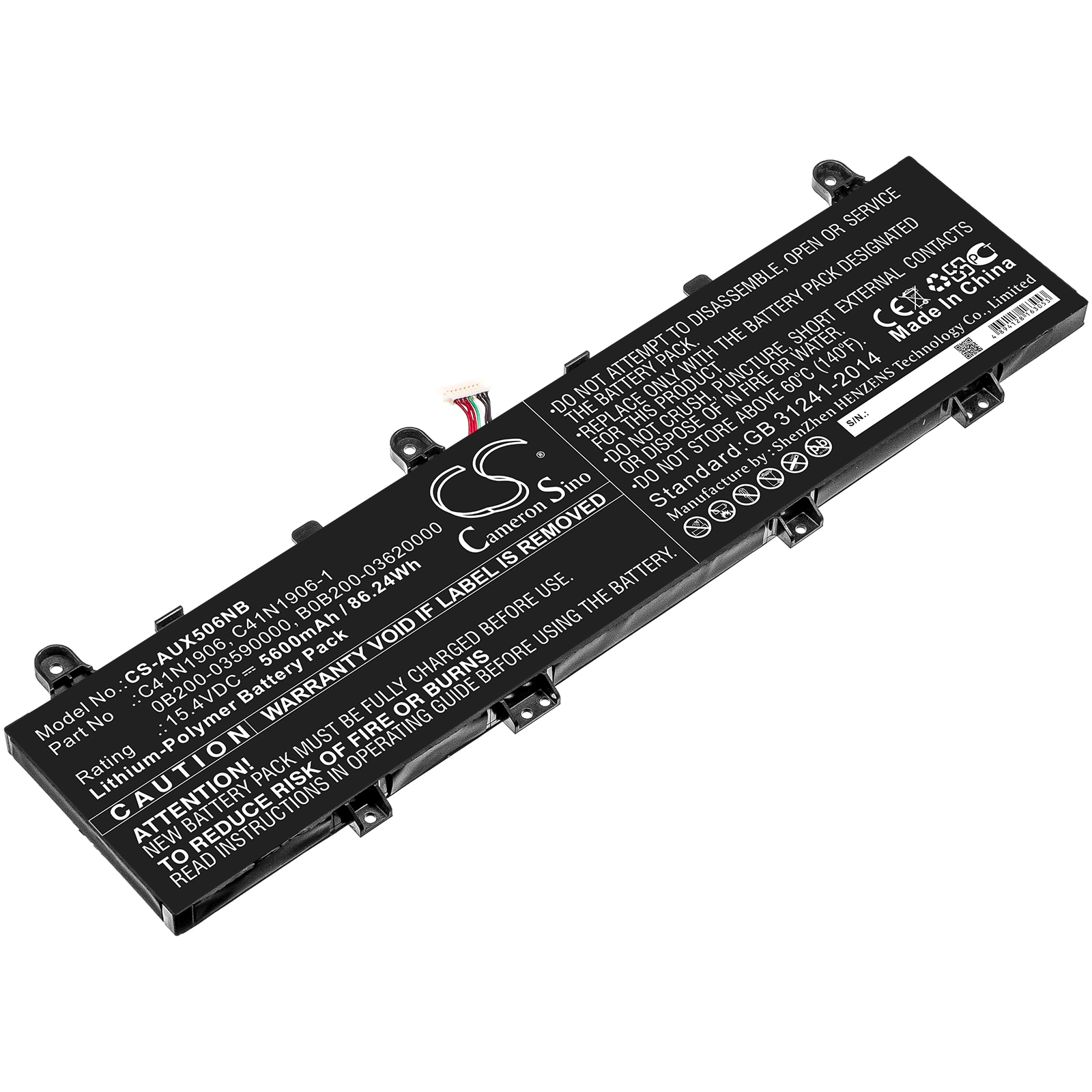 Batteri til notebook, bærbar computer til Asus FX506IV, TUF Gaming A17 FA706IU og andre.