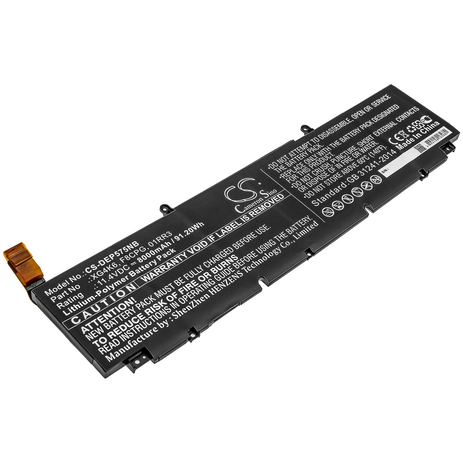 Batteri til notebook, laptop til DELL Precision 5750 KVPMY og andre