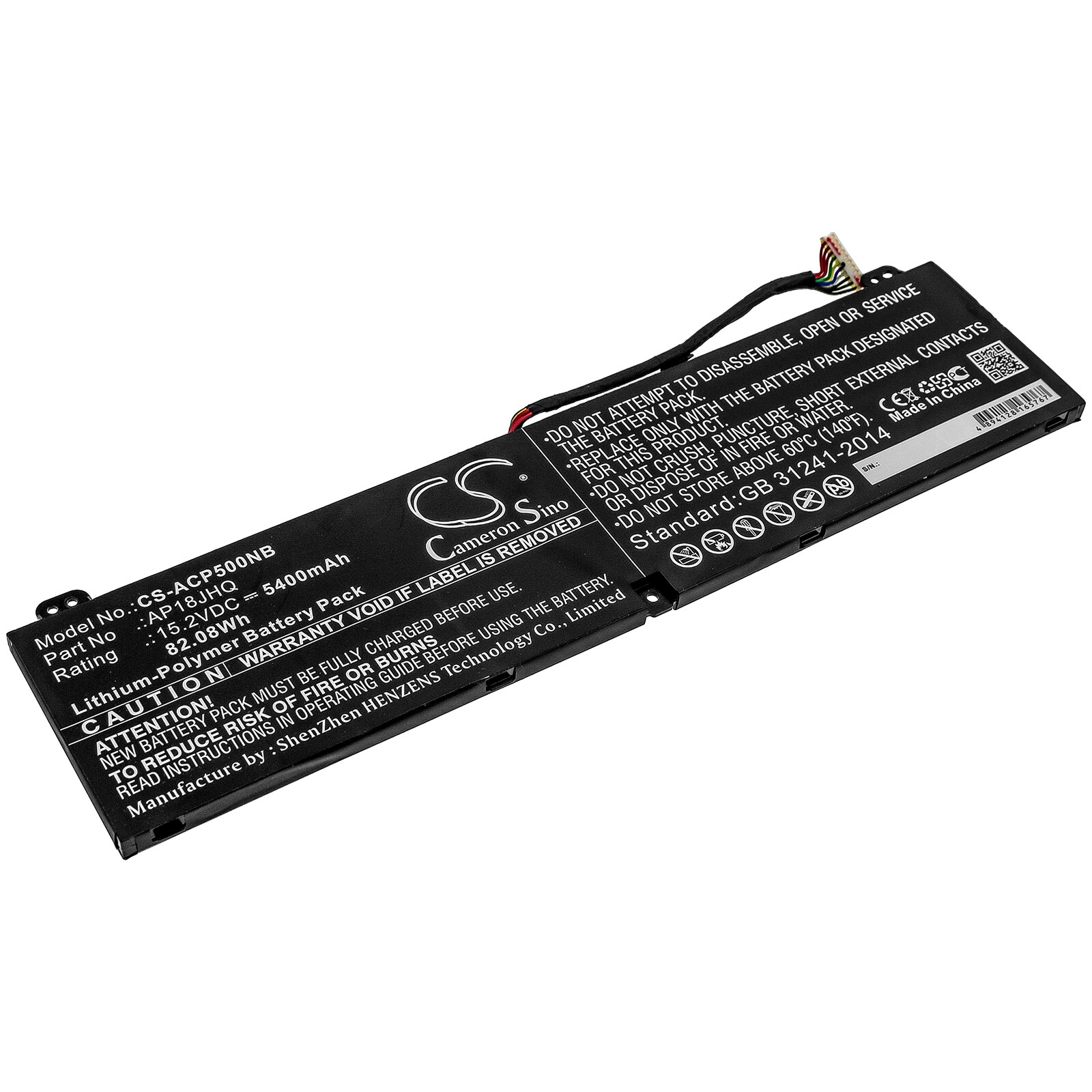 Batteri til notebook, laptop til Acer Predator Triton 500 PT515-51-76VM og andre