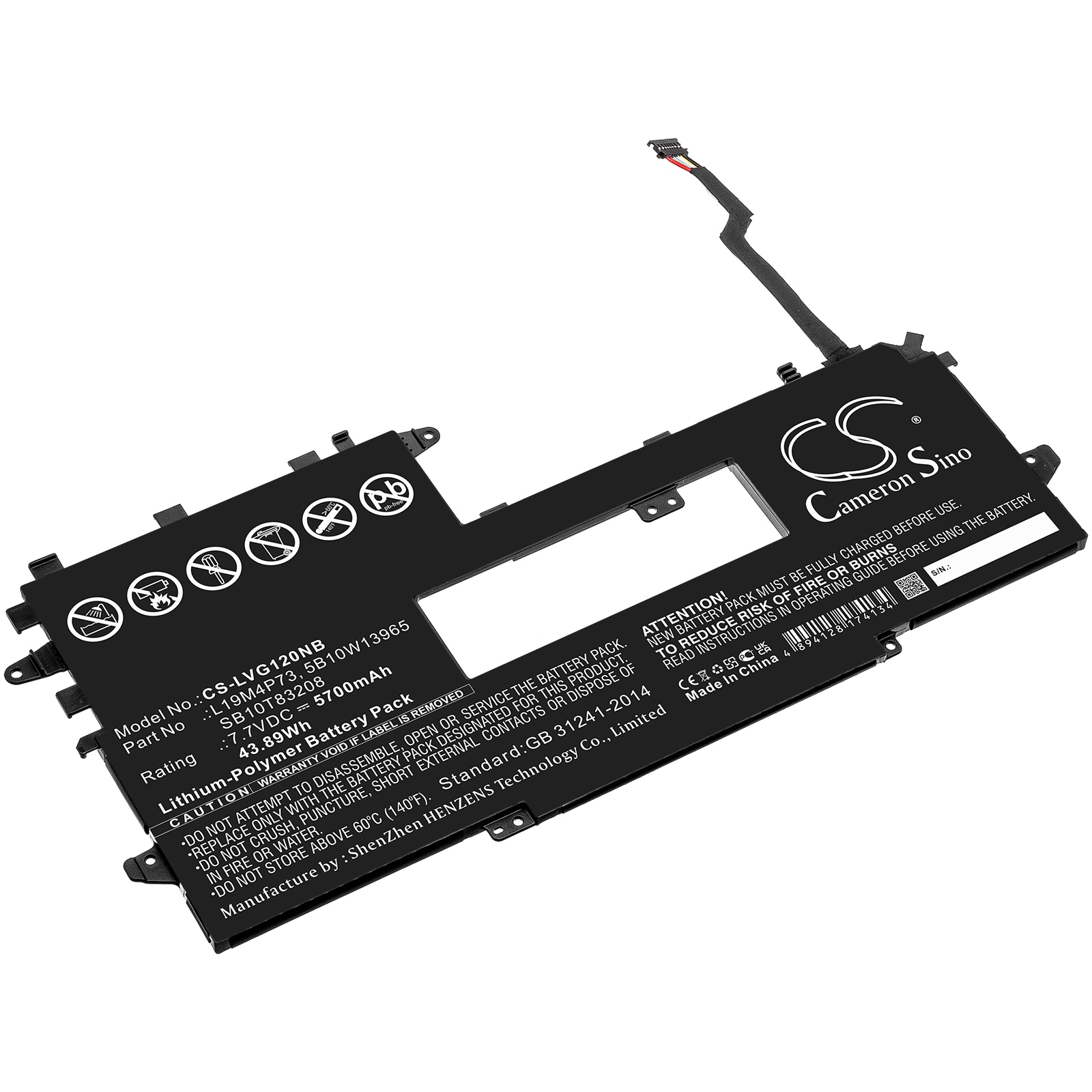 Batteri til notebook, laptop til Lenovo og andre