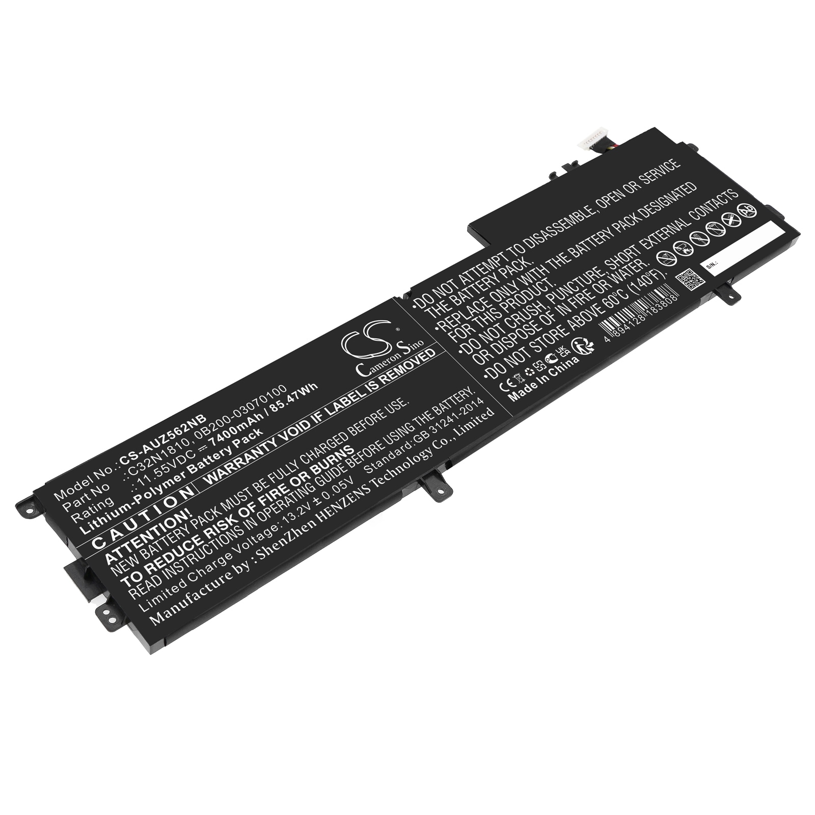 Batteri til notebook, bærbar computer til Asus ZenBook Flip 15 UX562FD-2G og andre