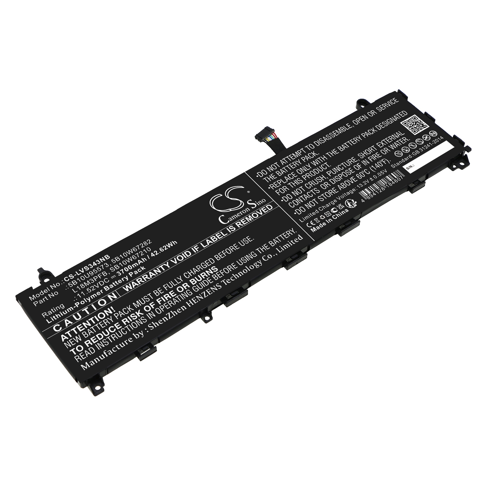 Batteri til notebook, bærbar computer til Lenovo IdeaPad S340-13IML og andre