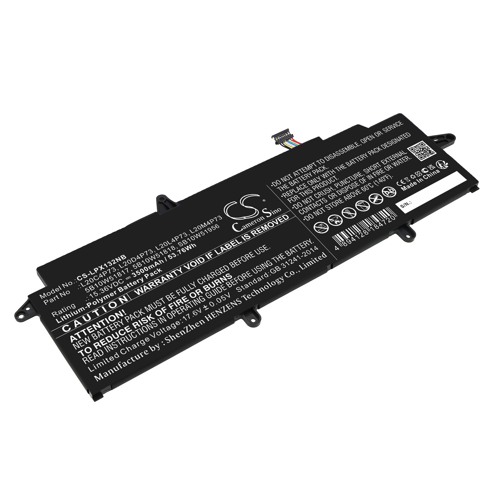 Batteri til notebook, bærbar computer til Lenovo, ThinkPad X13 Gen 2(AMD)20XH008YIV og andre.