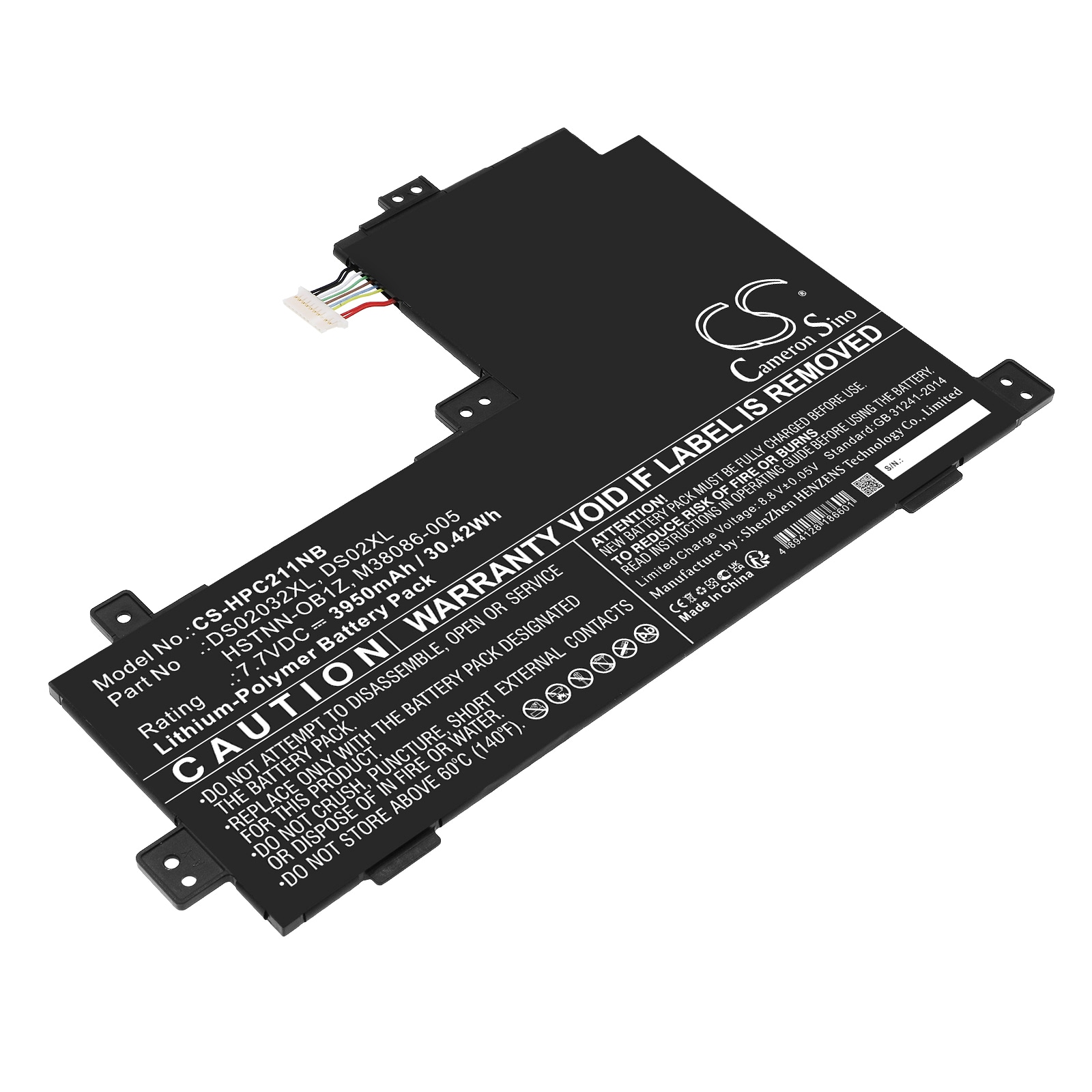 Batteri til notebook, laptop til HP 40Q85UA, Chromebook X2 11-DA0013DX og andre