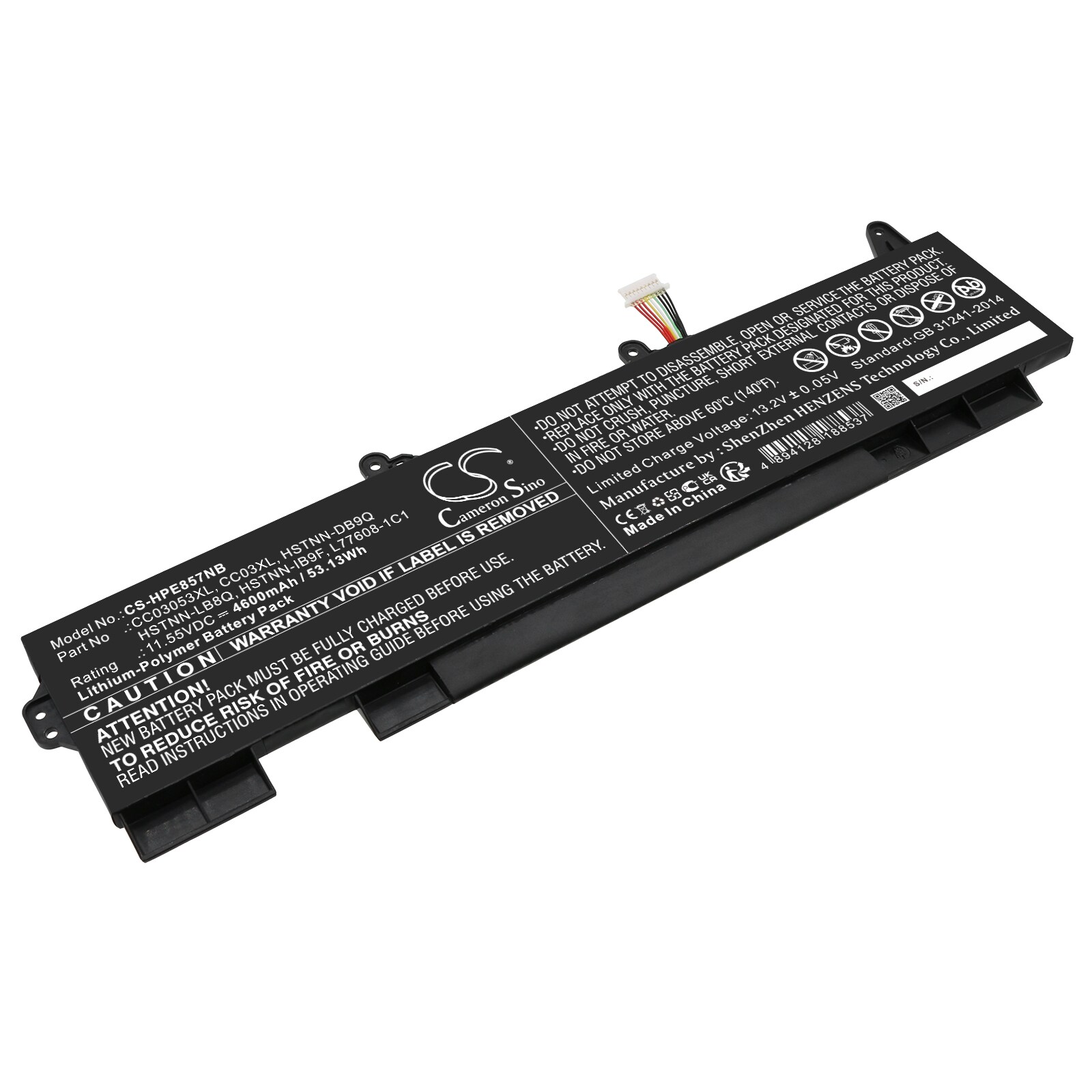 Batteri til notebook, bærbar computer til HP ZBook Firefly 15 G8 381M8Pa og andre