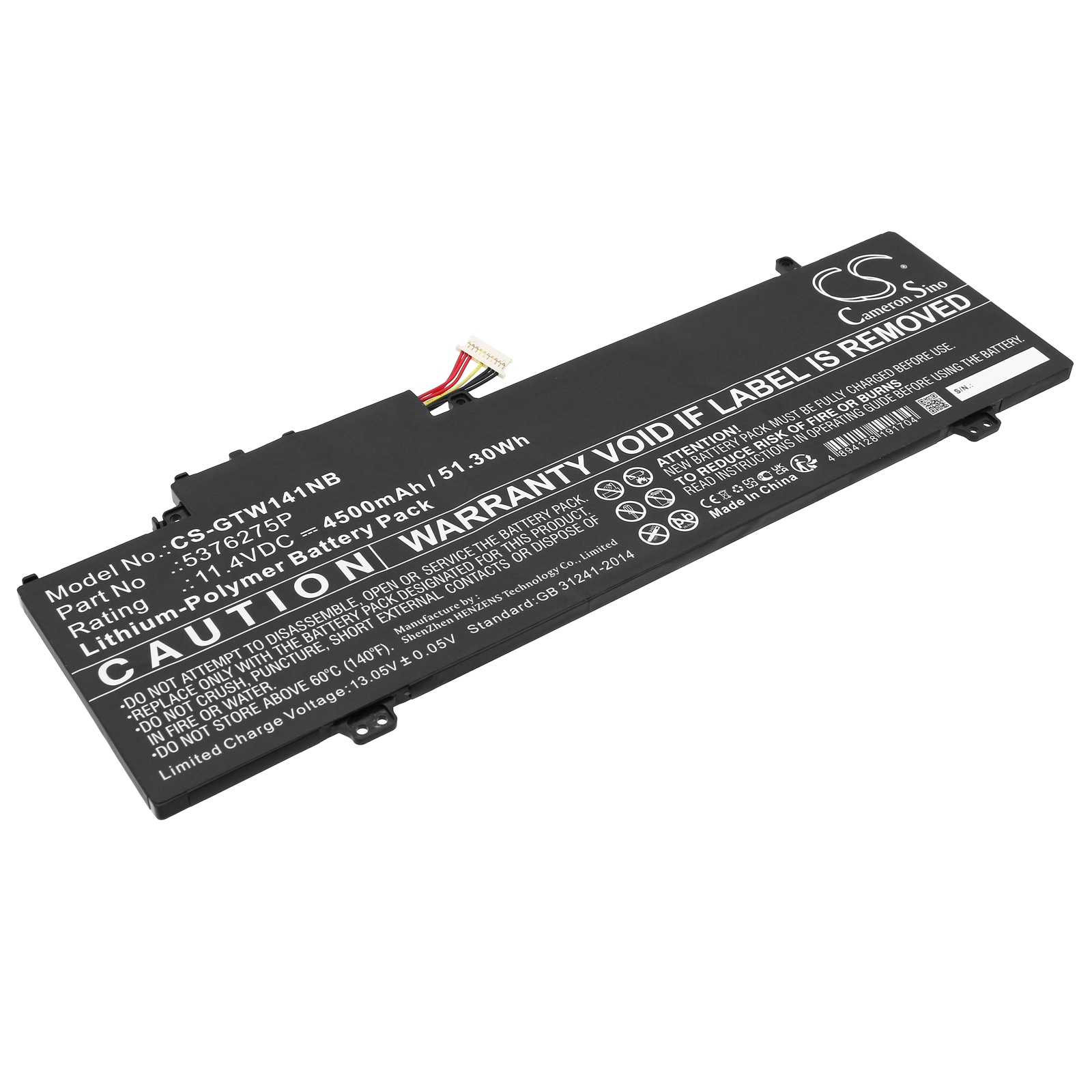 Batteri til notebook, laptop til Gateway GWTN156-7BK, GWTN141-2BL og andre
