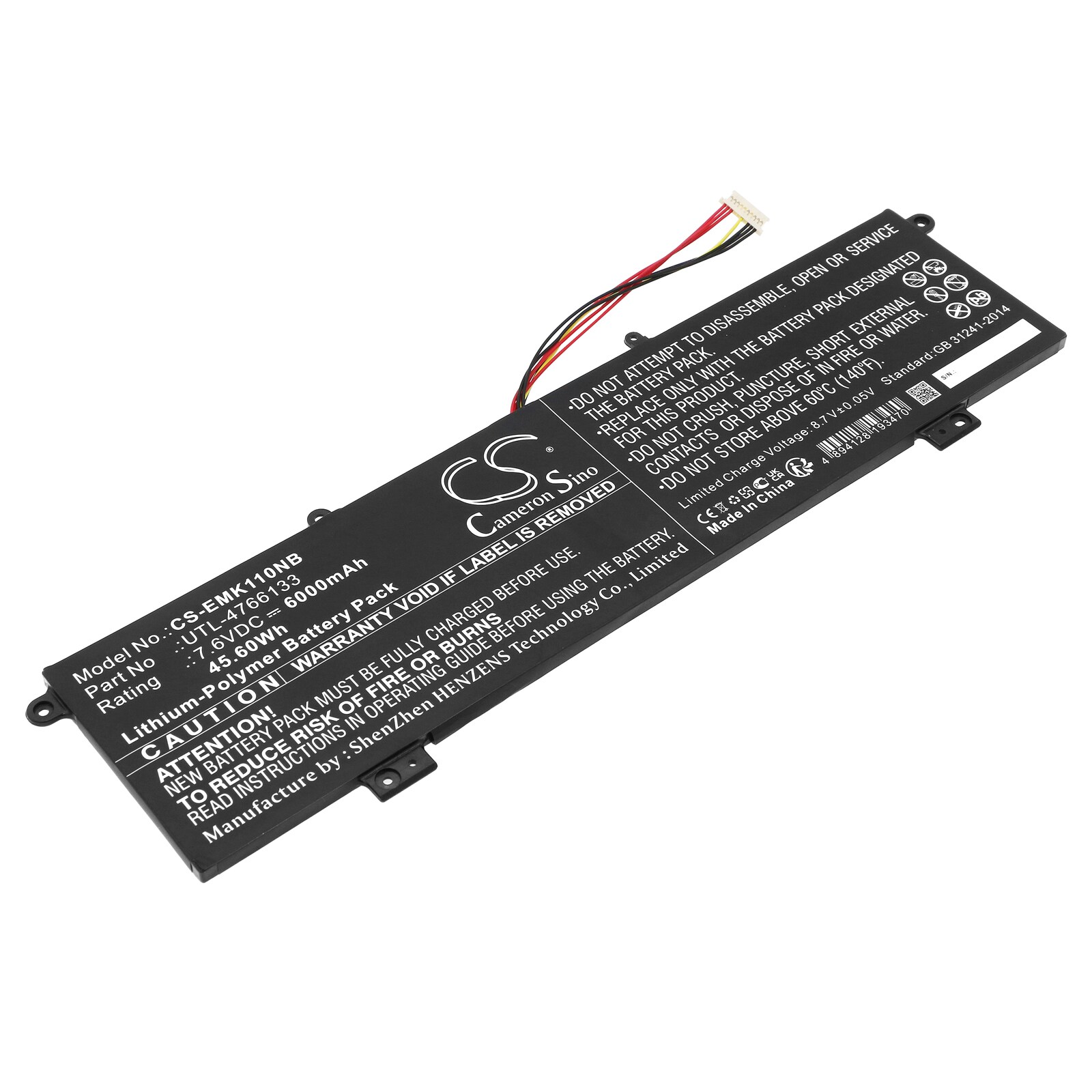 Batteri til notebook, laptop til ONN Surf Y1333W, WU133W, K1412W og andre