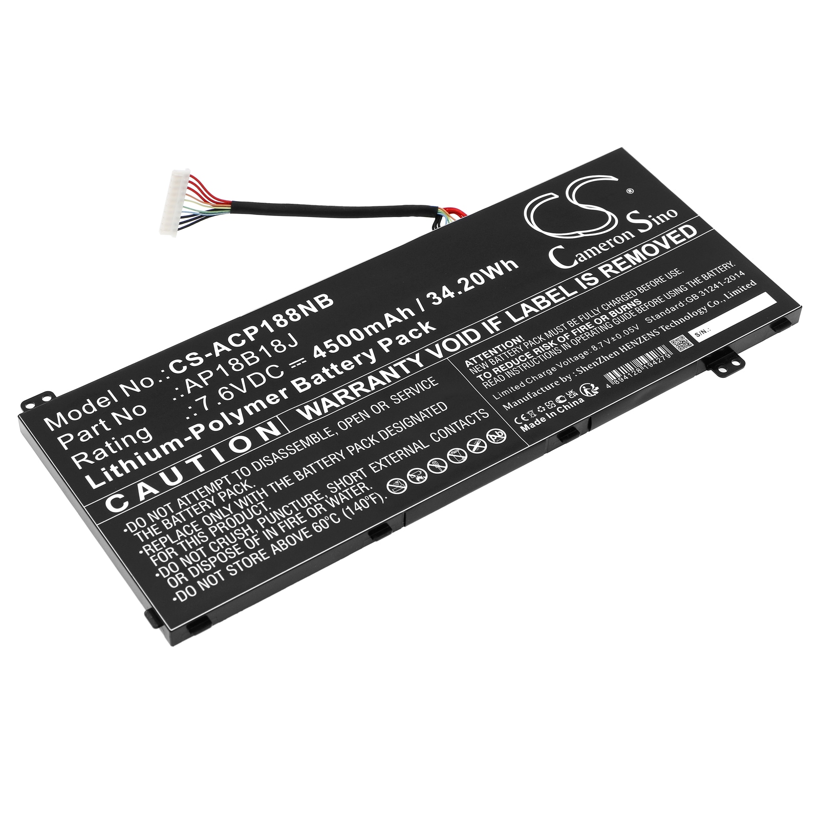Batteri til notebook, laptop til Acer Aspire 3 A314-32 og andre