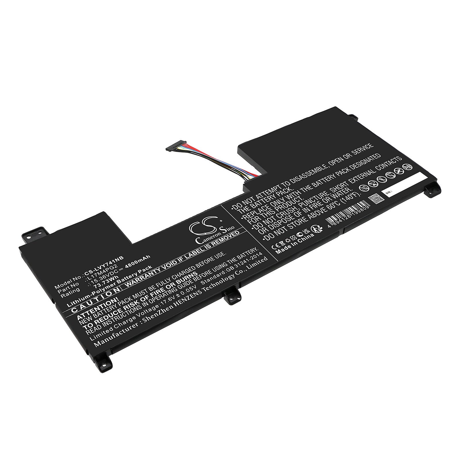 Batteri til notebook, bærbar computer til Lenovo Legion Y740-17ICHg 81HH000DRK og andre