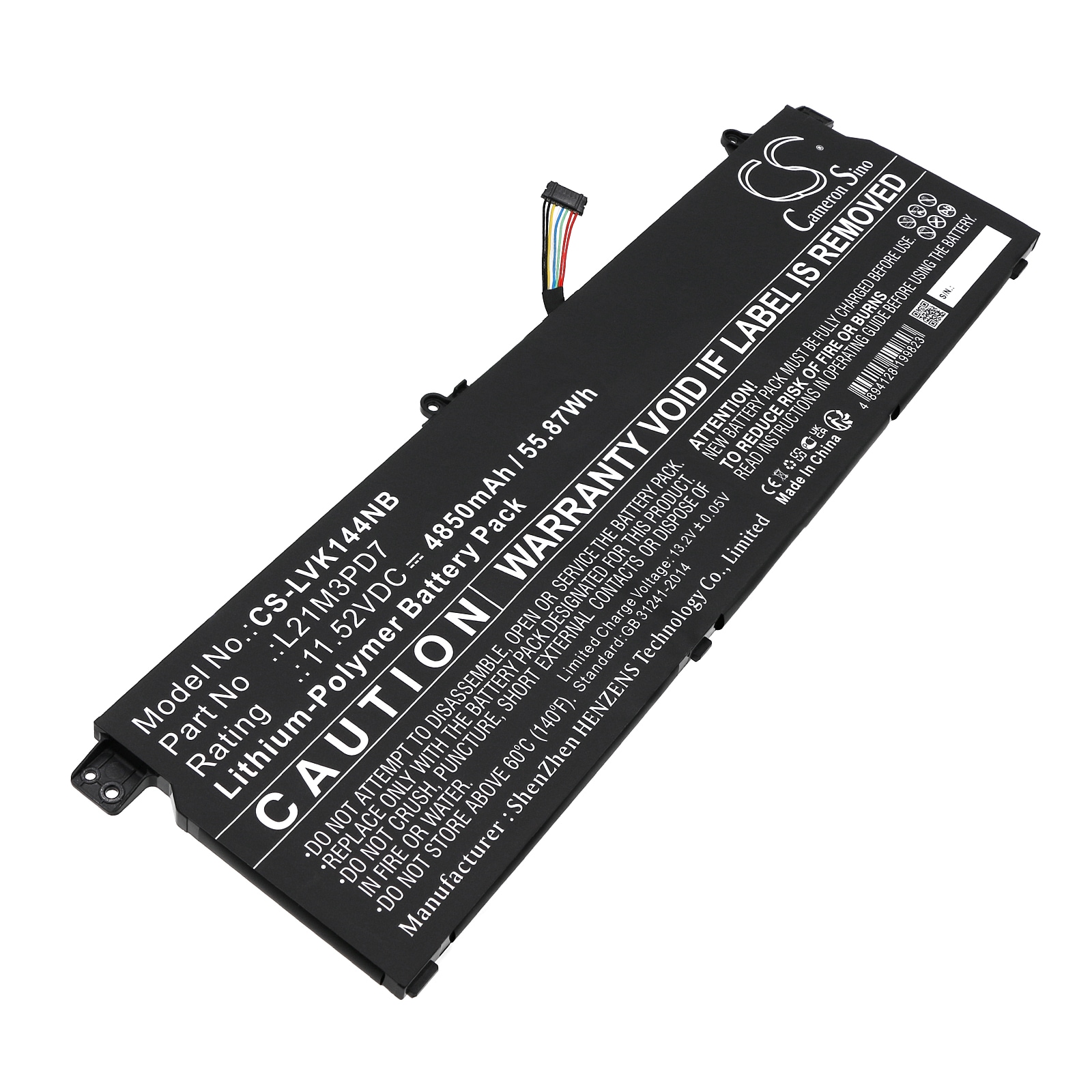 Batteri til notebook, bærbar computer til Lenovo Thinkbook 14 G4+IAP, 21CY0037SA