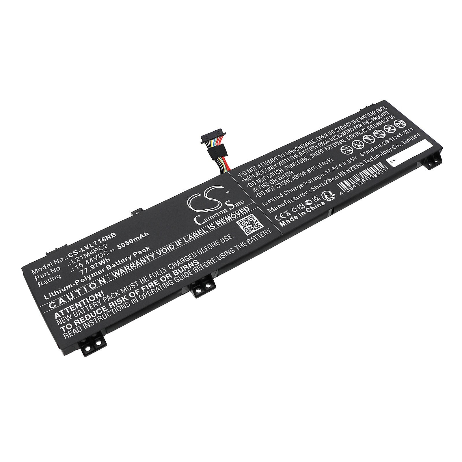 Batteri til notebook, bærbar computer til Lenovo Legion 7 16IAX7 82TD0099MH og andre.