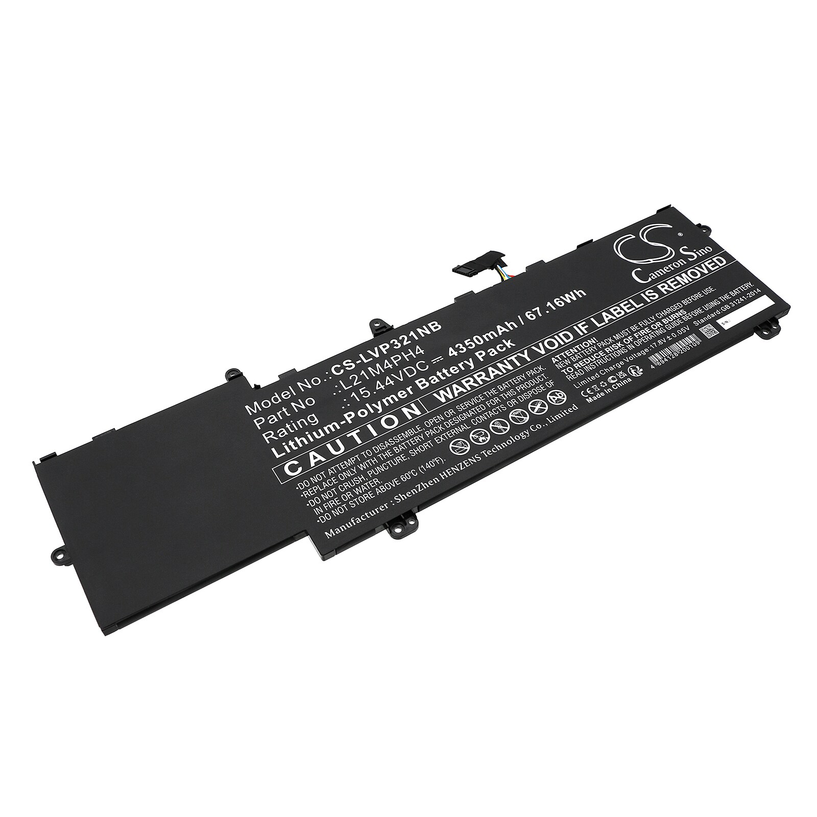 Batteri til notebook, bærbar computer til Lenovo ThinkBook Plus G3 IAP 21EL001FFR og andre