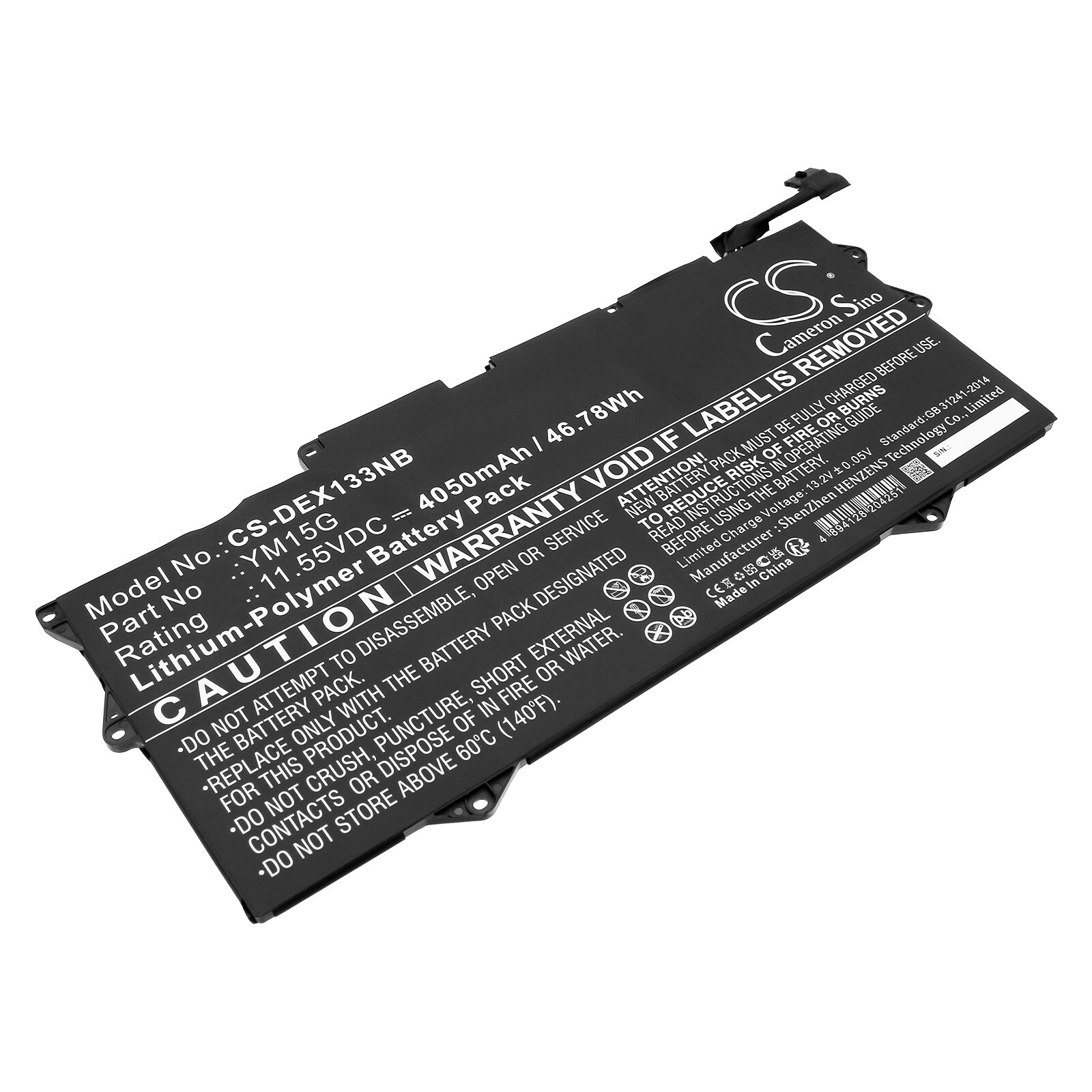 Batteri til notebook, bærbar computer til DELL XPS 13 9315-P1708LTW og andre