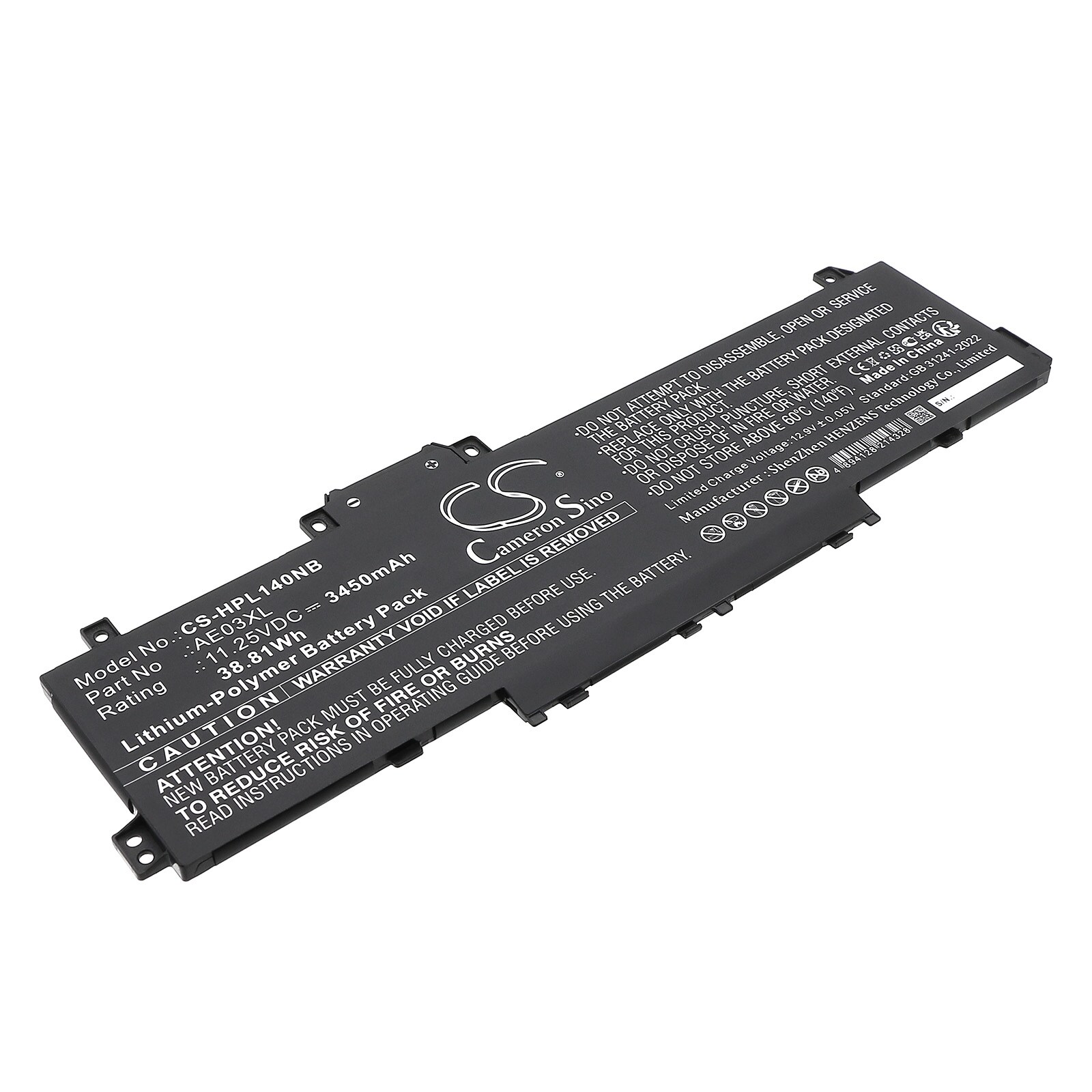 Batteri til notebook, bærbar computer til HP 14-EE0000, 14-EE0001NB, 14-EE0002NB og andre