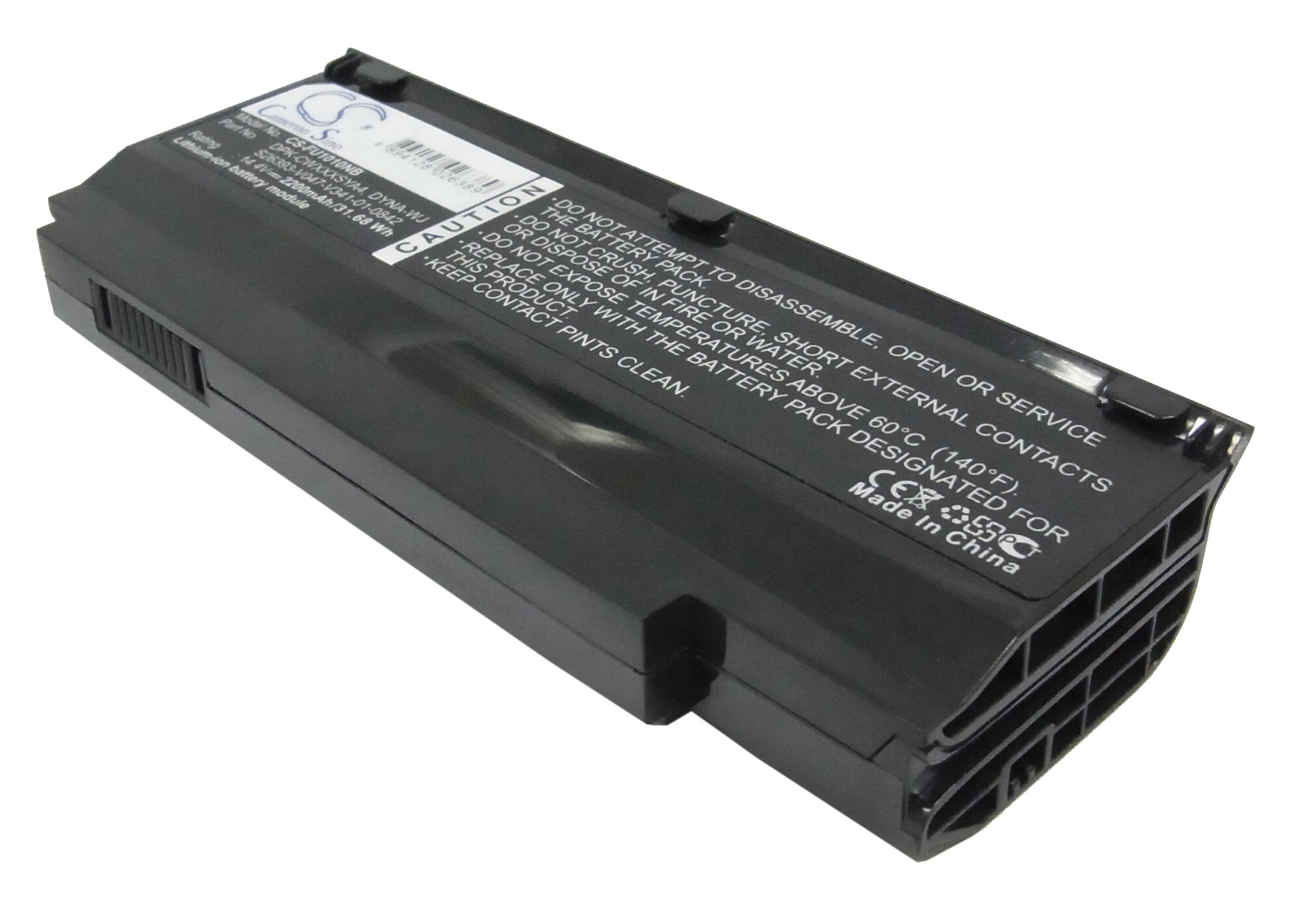 Batteri til notebook, bærbar computer til Fujitsu M1010, CWOAO, Lifebook M1010