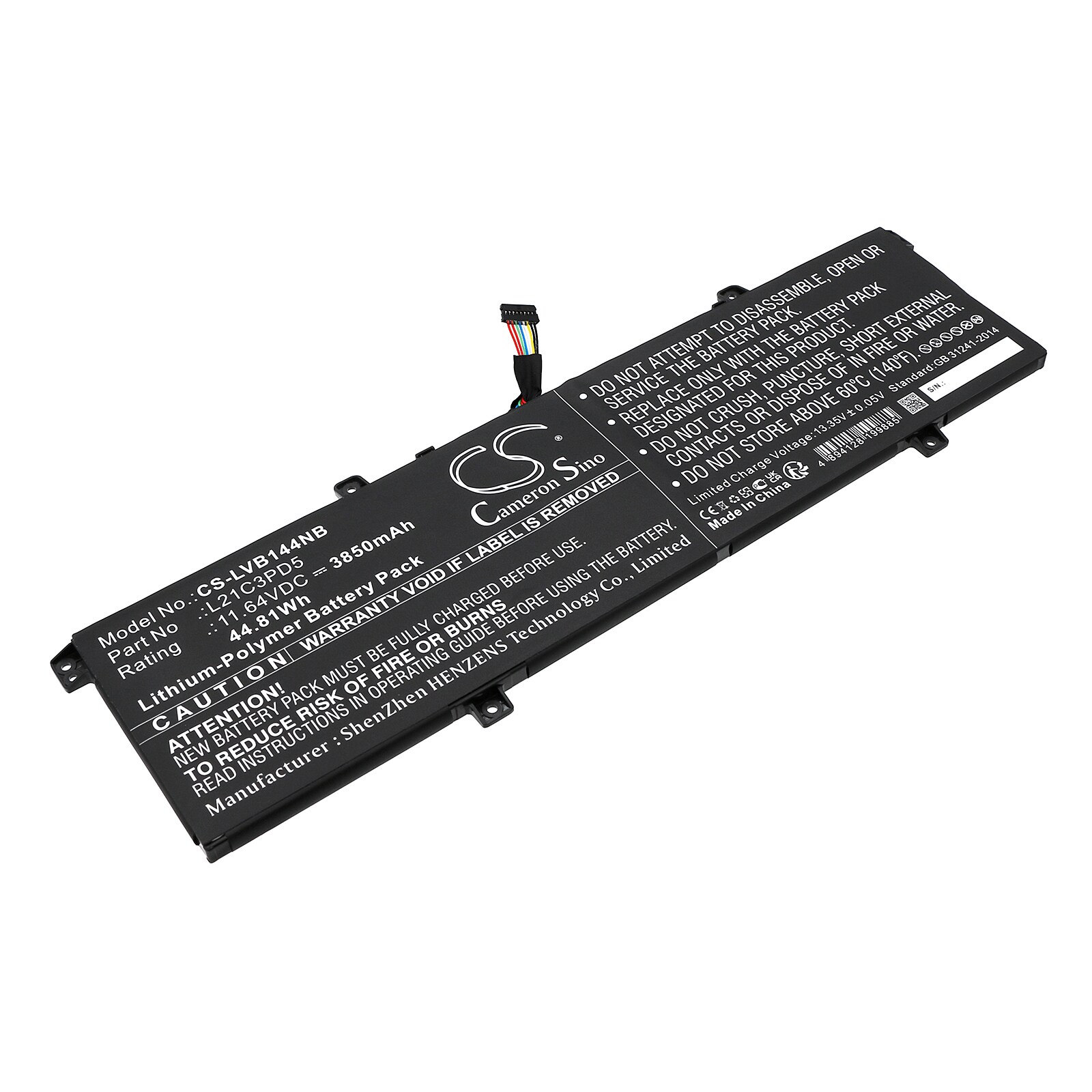 Batteri til notebook, bærbar computer til Lenovo ThinkBook 14 G4 IAP 21CX0036MJ og andre.