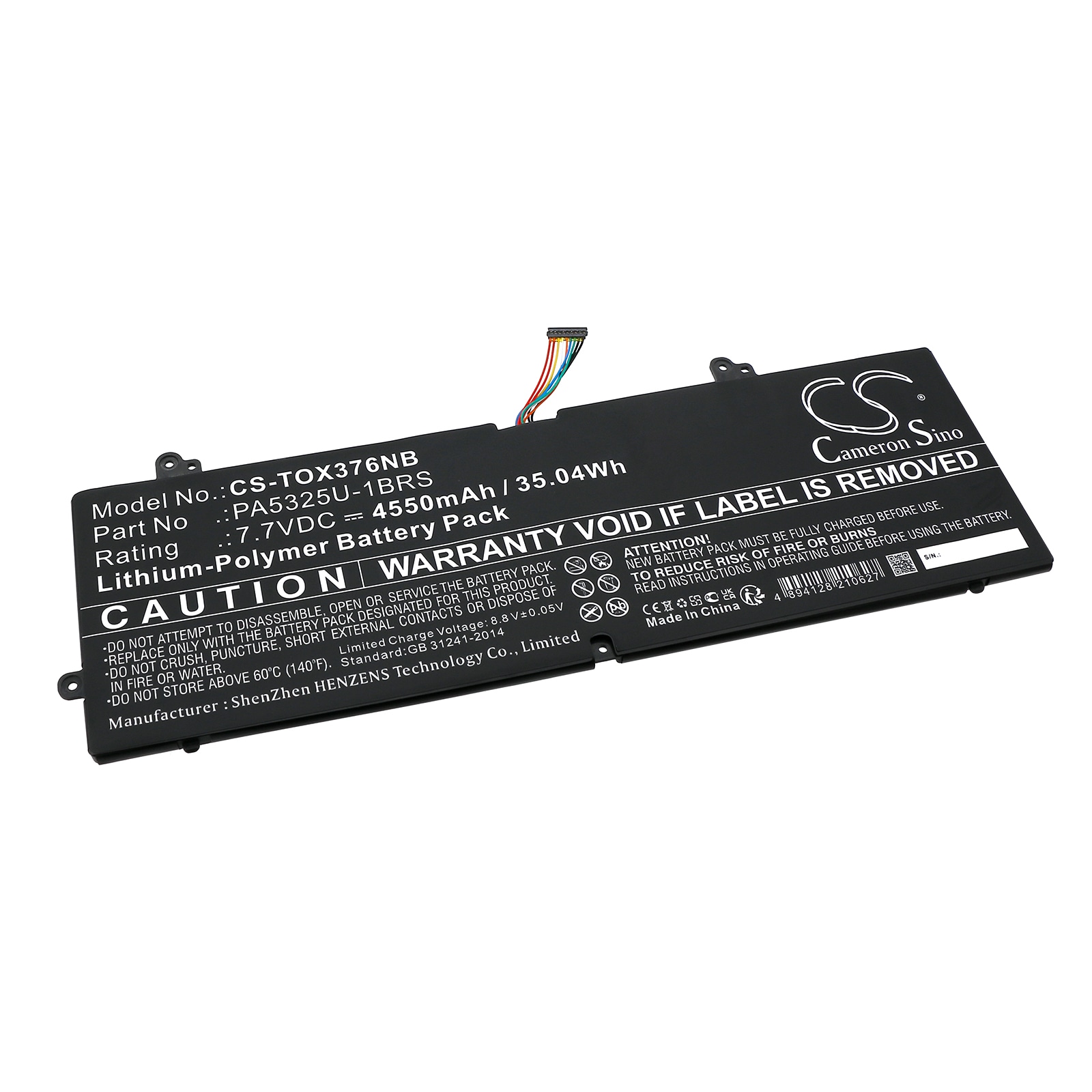Batteri til notebook, bærbar computer til Toshiba Port g X30T-E-113, Portege X30 og andre.