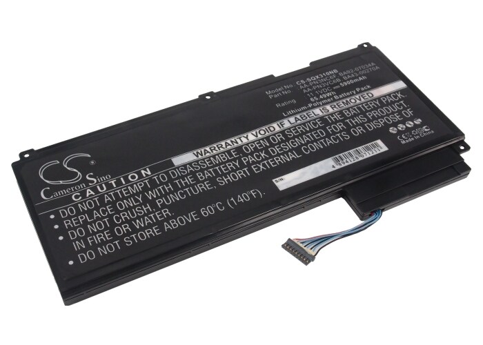 Batteri til notebook, bærbar computer til Samsung NP-SF511, QX310, QX410 og andre