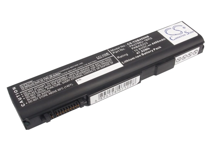 Batteri til notebook, laptop til Toshiba Dynabook Satellite B450/B og andre