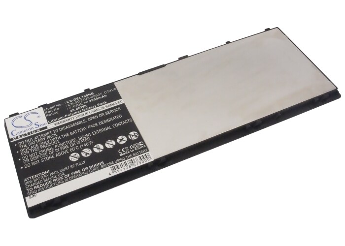 Batteri til notebook, bærbar computer til DELL Latitude 10, ST2, T05G og andre