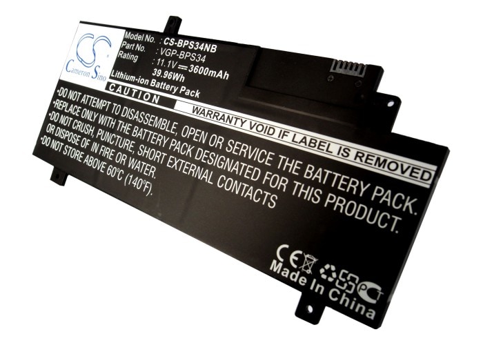 Batteri til notebook, bærbar computer til Sony VAIO-CA46, VAIO-CA47, VAIO-CA48 og andre