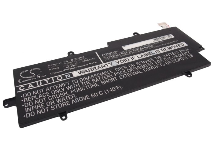 Batteri til notebook, bærbar computer til Toshiba Portege Z830, Portege Z835 og andre