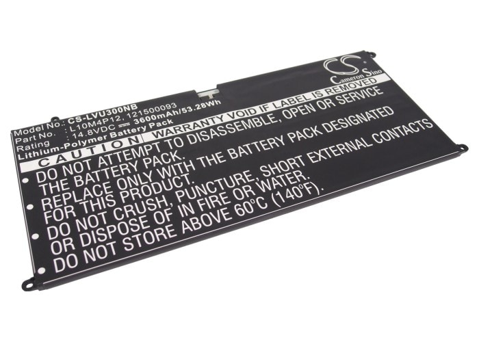 Batteri til notebook, bærbar computer til Lenovo IdeaPad U300, IdeaPad U300S