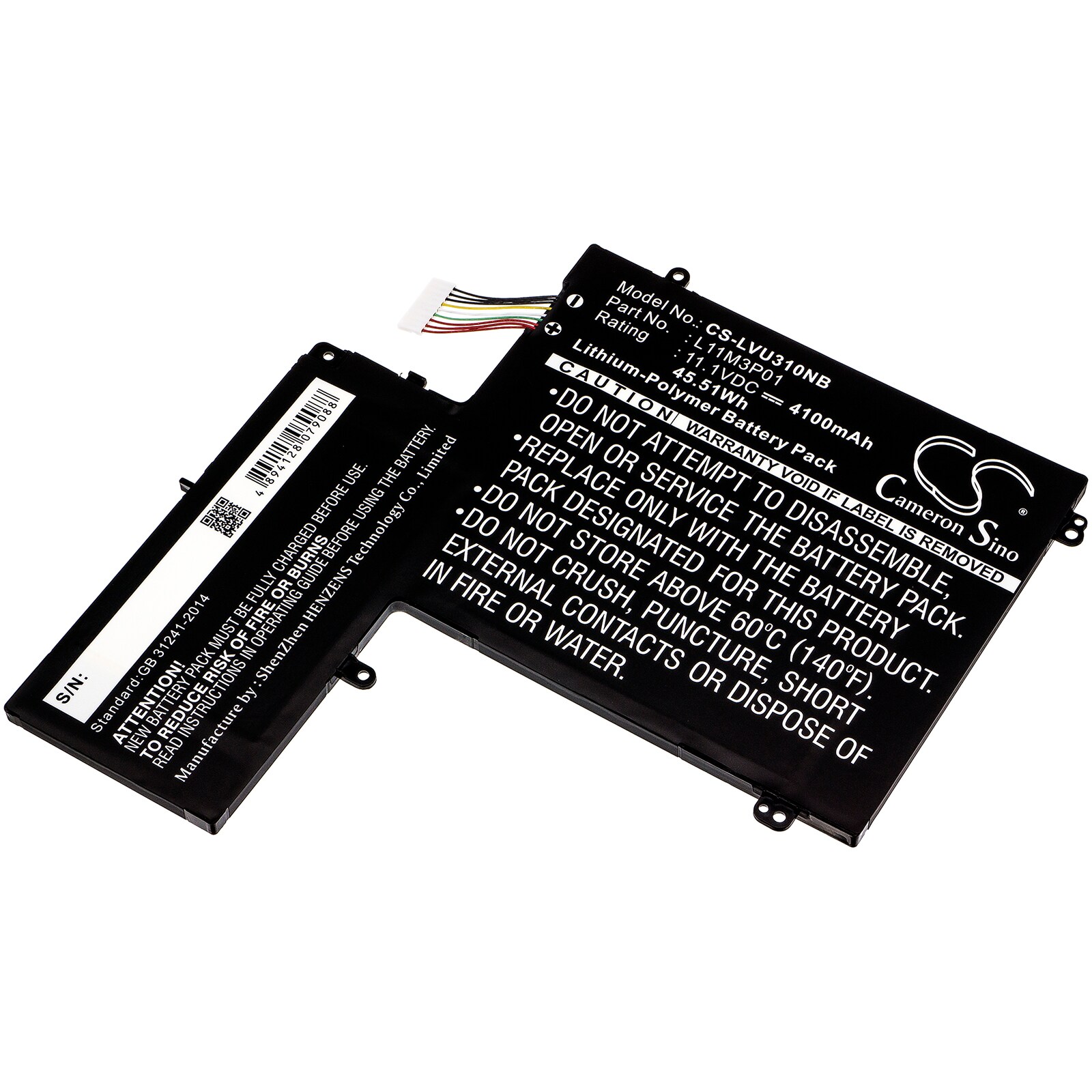 Batteri til notebook, bærbar computer til Lenovo IdeaPad U310, IdeaPad U310-ITH og andre