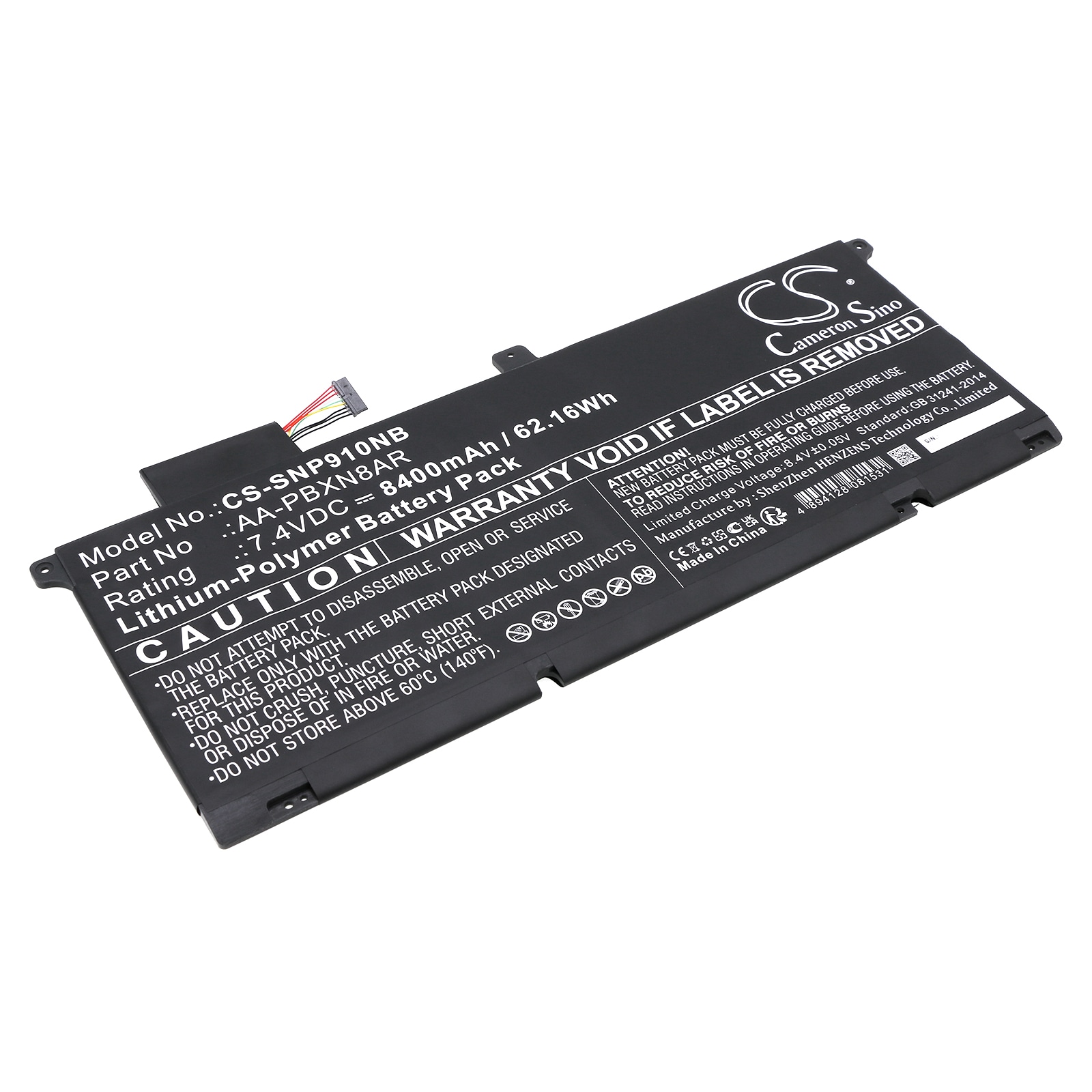 Batteri til notebook, bærbar computer til Samsung 900X4B-A02, 900X4B-A02US og andre