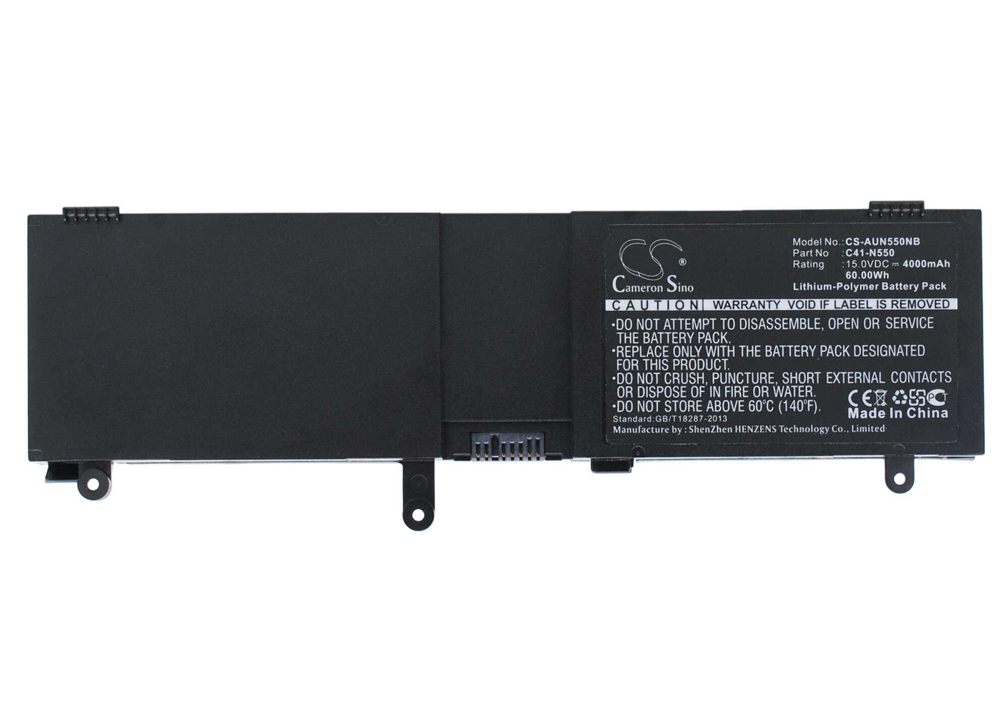 Batteri til notebook, laptop til Asus N550, N550J, N550X47JV og andre.