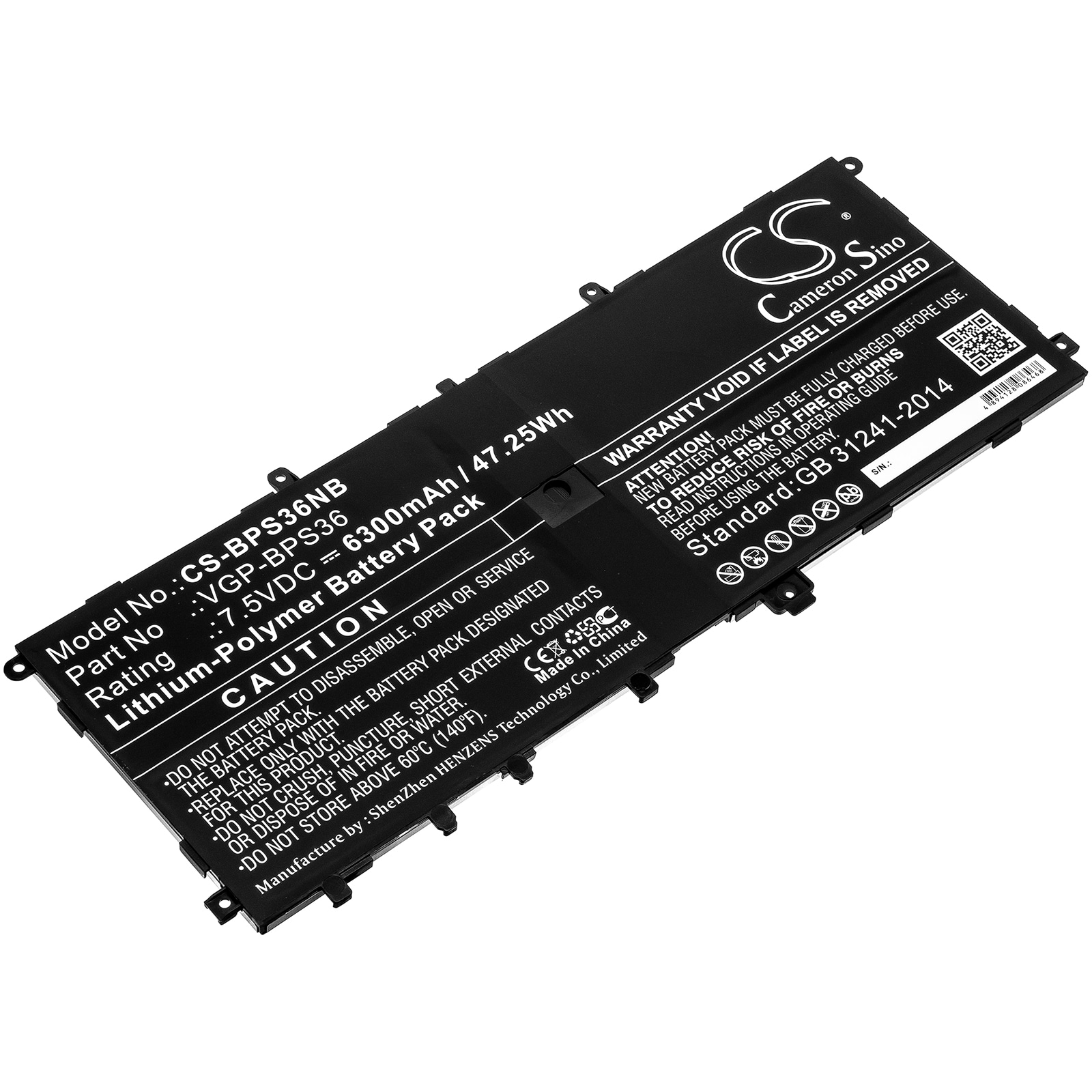 Batteri til notebook, bærbar computer til Sony VAIO Duo 13, SVD1322ZPWR, SVP1321ZPWR og andre