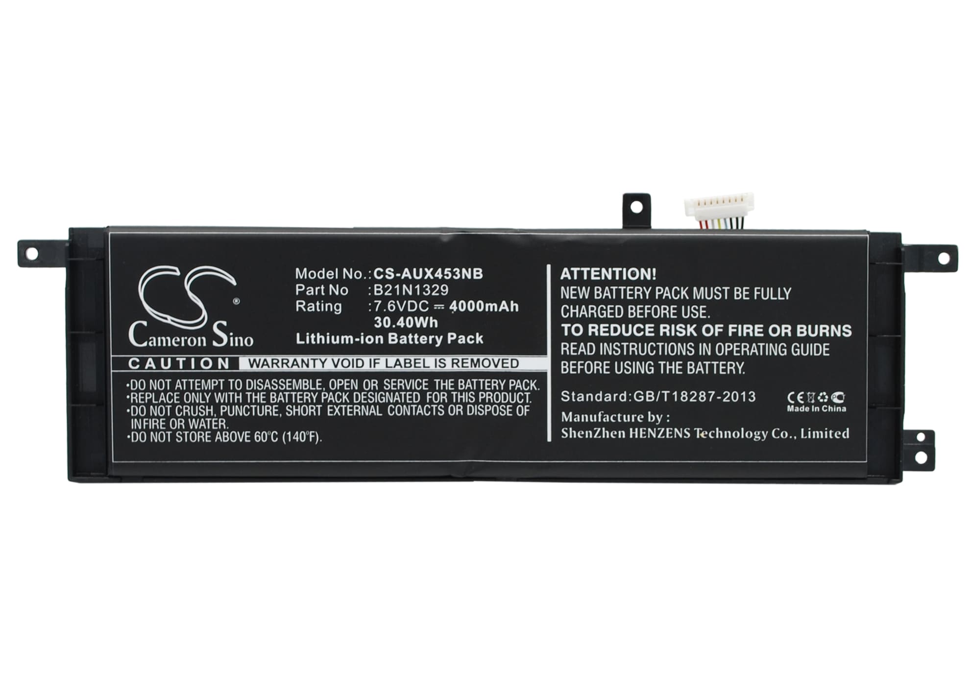 Batteri til notebook, laptop til Asus X453, X453MA, X453MA-0122CN3530 og andre.