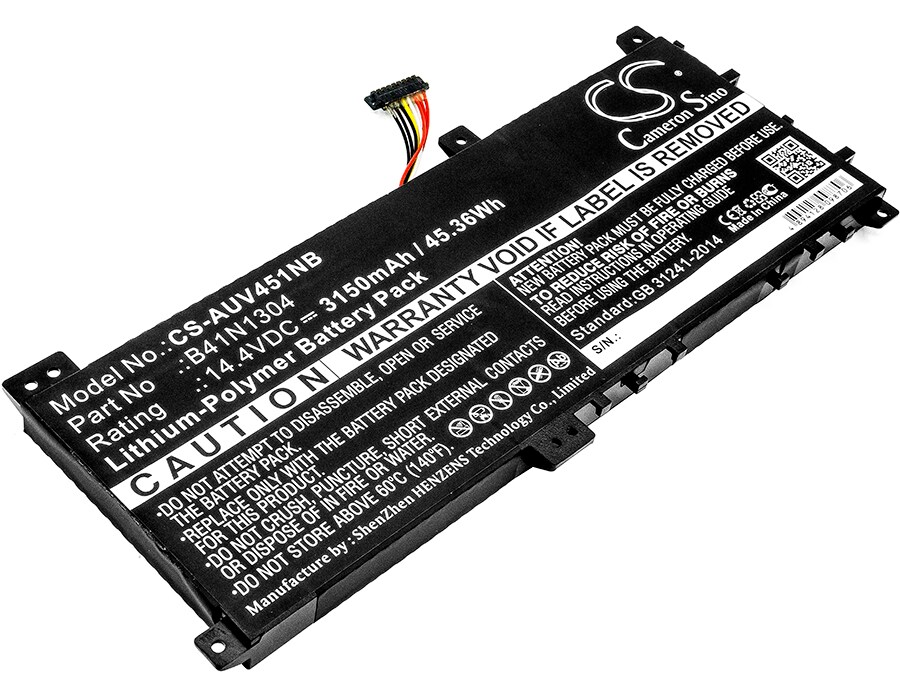 Batteri til notebook, bærbar computer til Asus VivoBook V451LA