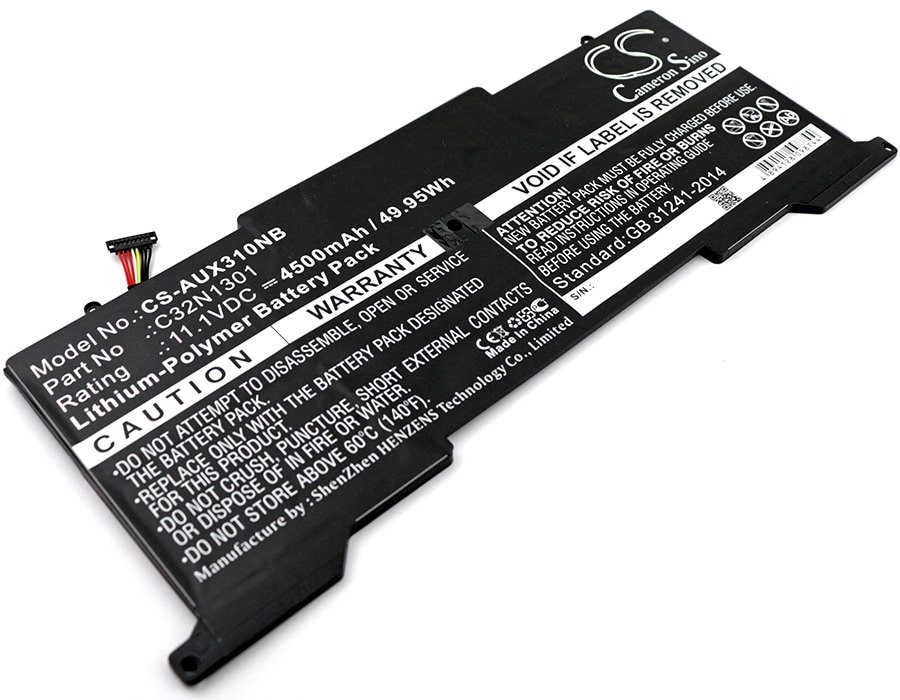Batteri til notebook, bærbar computer til Asus Zenbook UX31LA, UX31LA-0161A4200U og andre