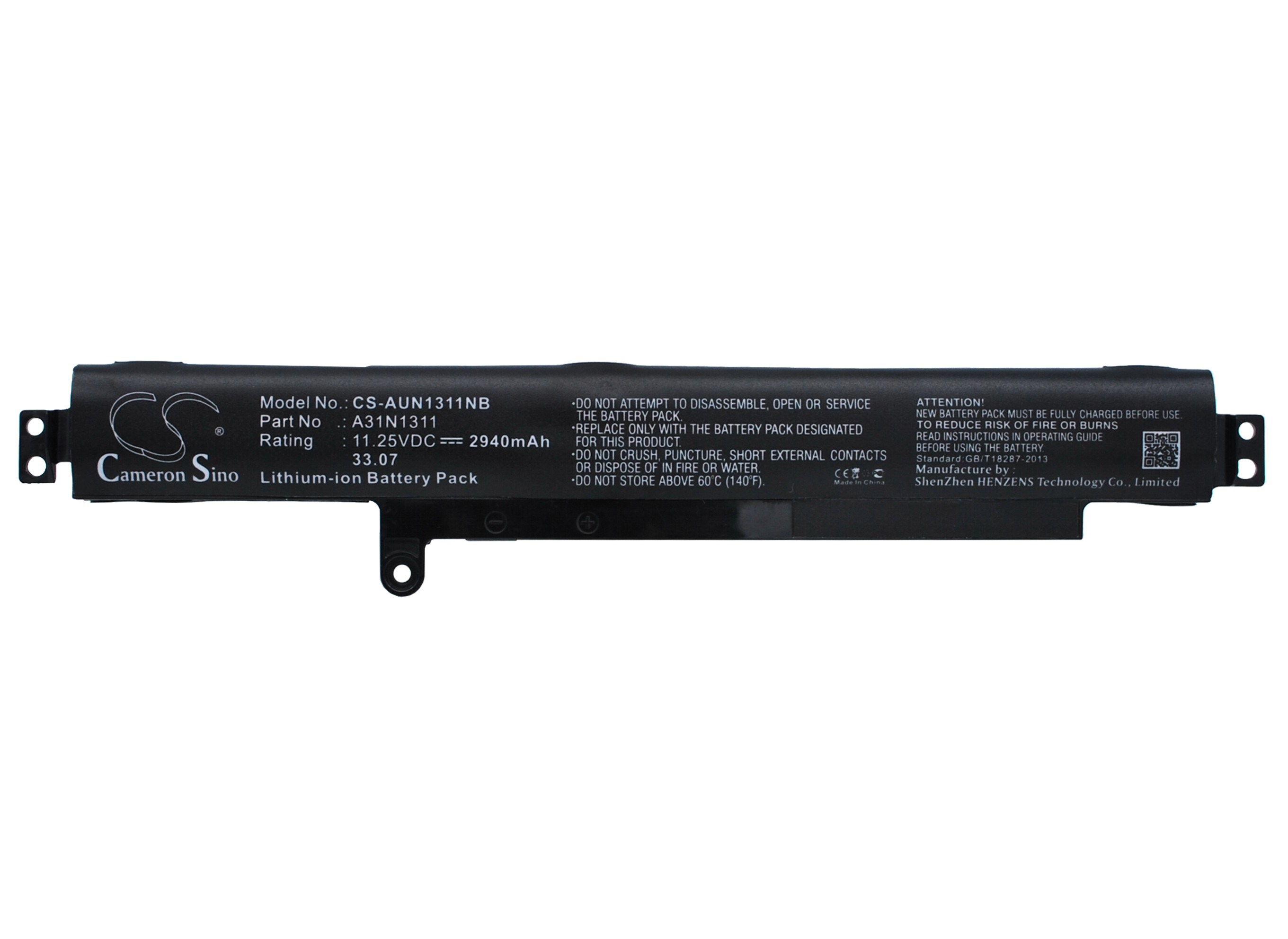 Batteri til notebook, bærbar computer til Asus VivoBook F102BA, VivoBook X102B og andre